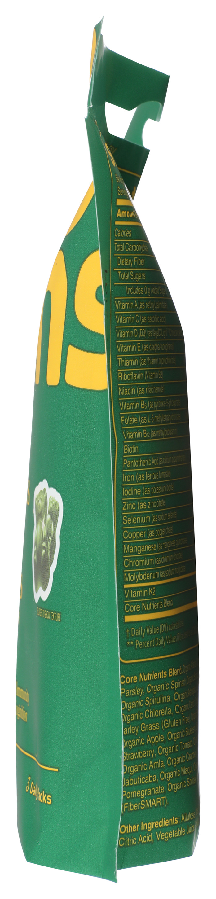 Gruns Sugar-Free Superfoods Greens Gummies Dietary Supplement 24 Count 1G