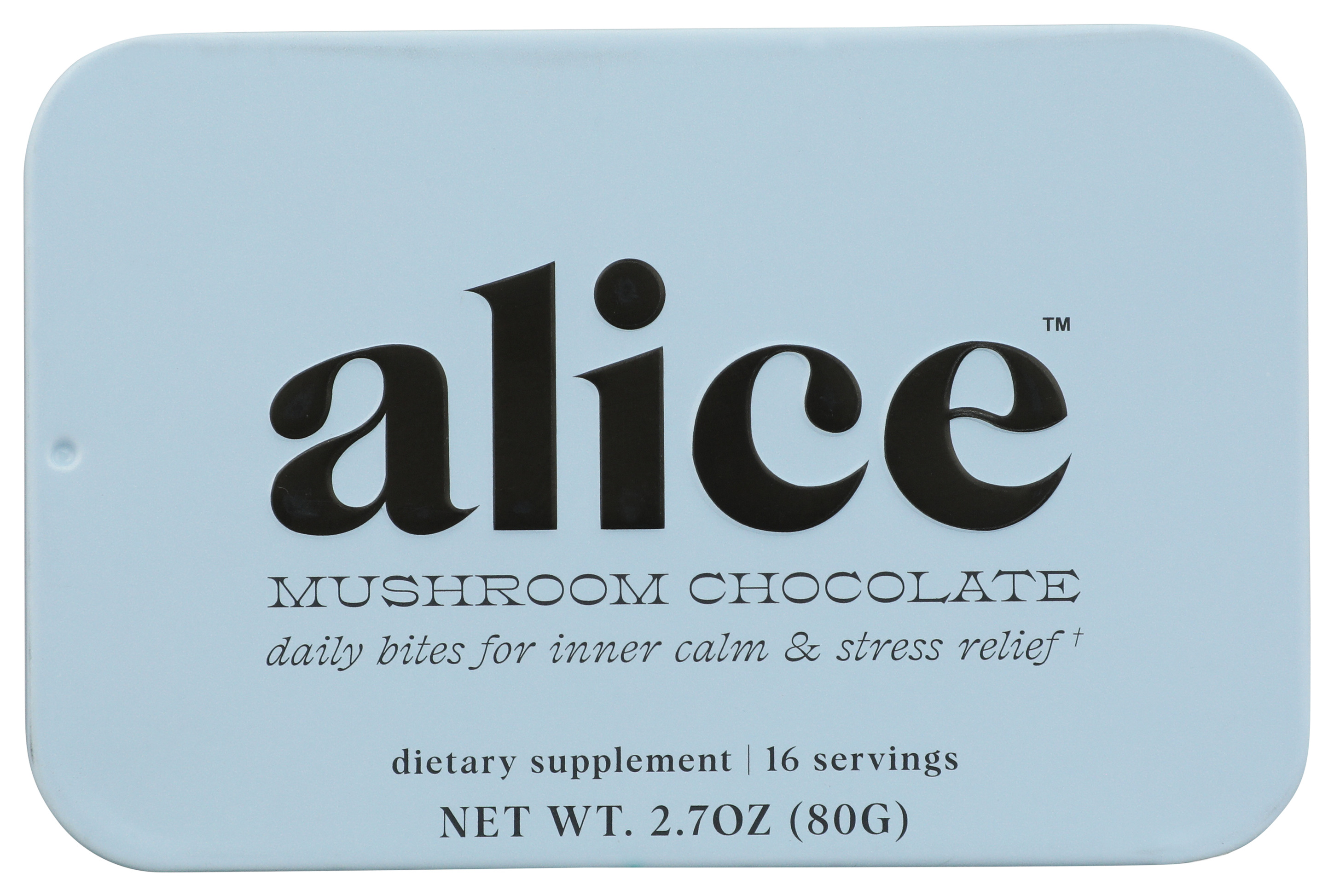 Alice Mushroom Chocolate Bites Dietary Supplement 2.7 Oz