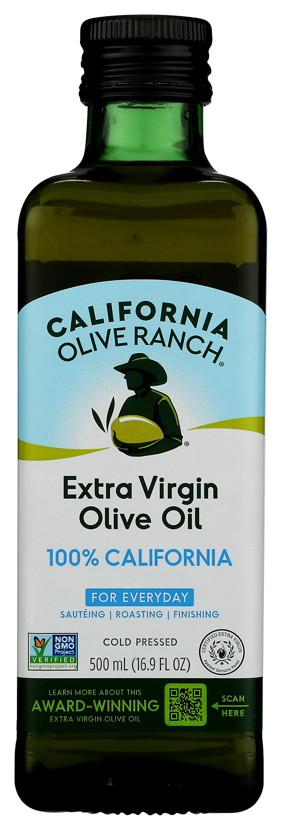 Extra Virgin Olive Oil California Ranch 500Ml Bottle 16.9 Floz