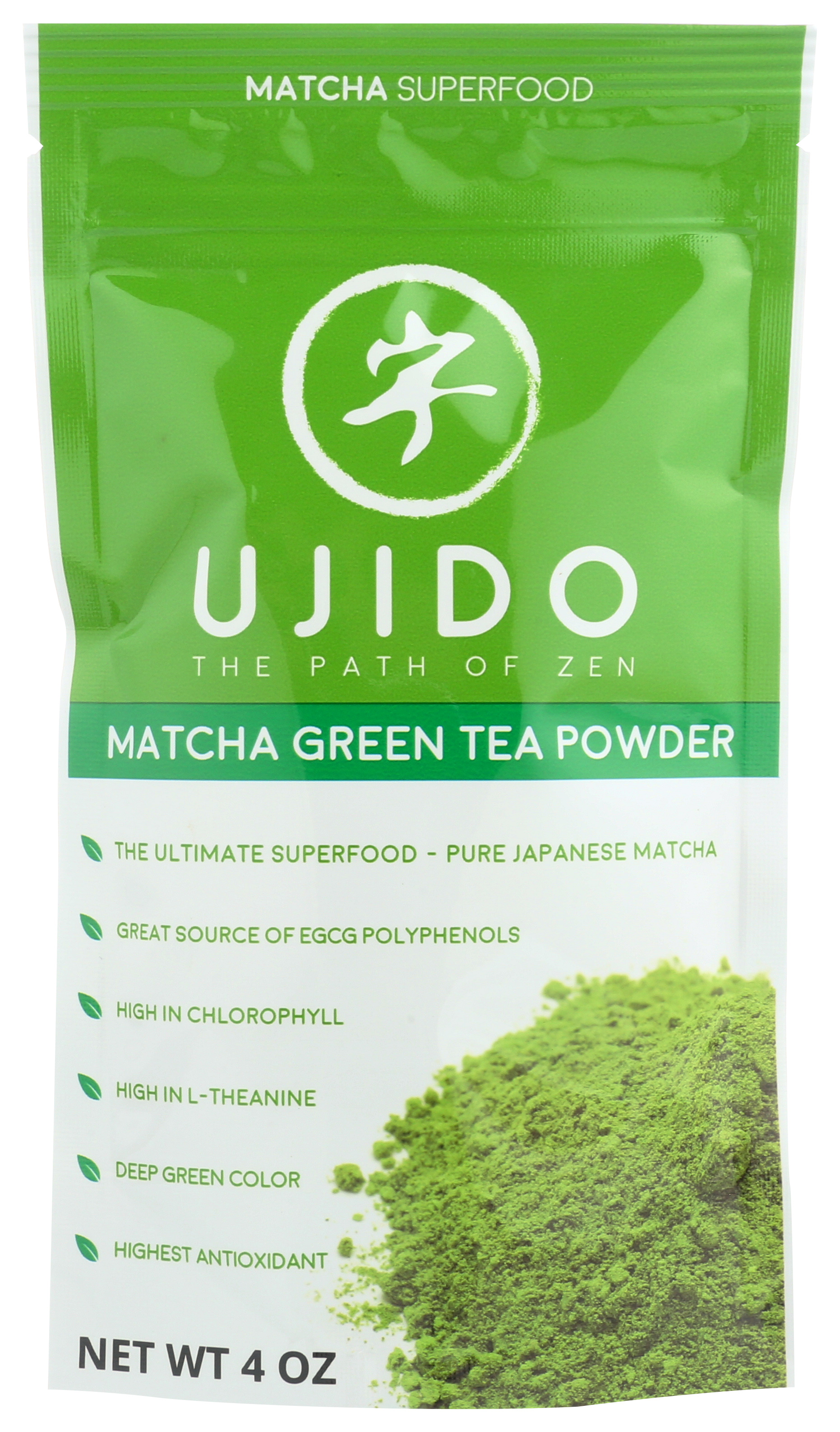 Matcha Green Tea Powder By Ujido 4 Oz Chocolate