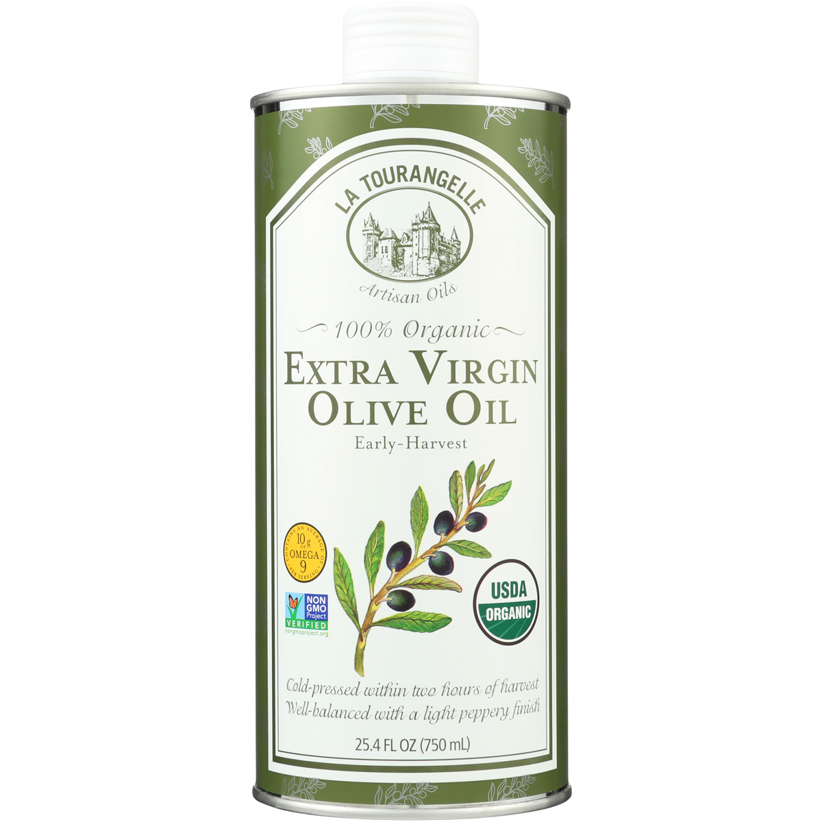 La Tourangelle Organic Early-Harvest Extra Virgin Olive Oil 25.4 Fl Oz