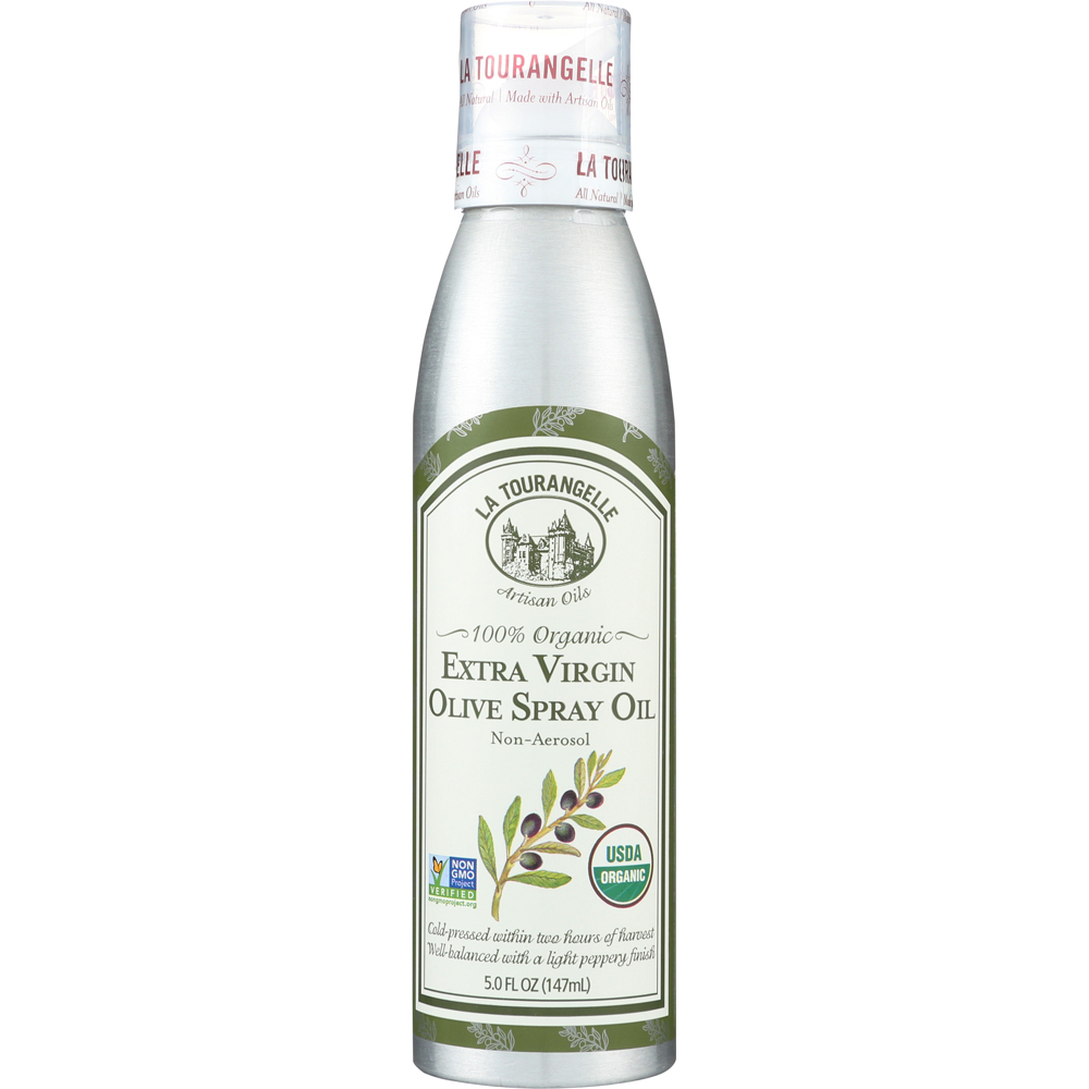 La Tourangelle Olive Oil Spray Extra Virgin Organic Non-Aerosol 5 Oz
