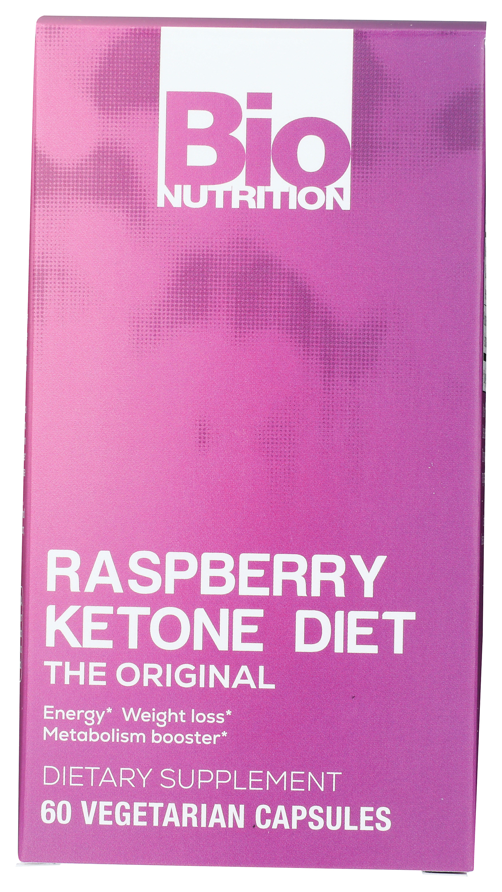 Bio Nutrition Raspberry Ketone Diet Dietary Supplement 60 Vegetarian Tea