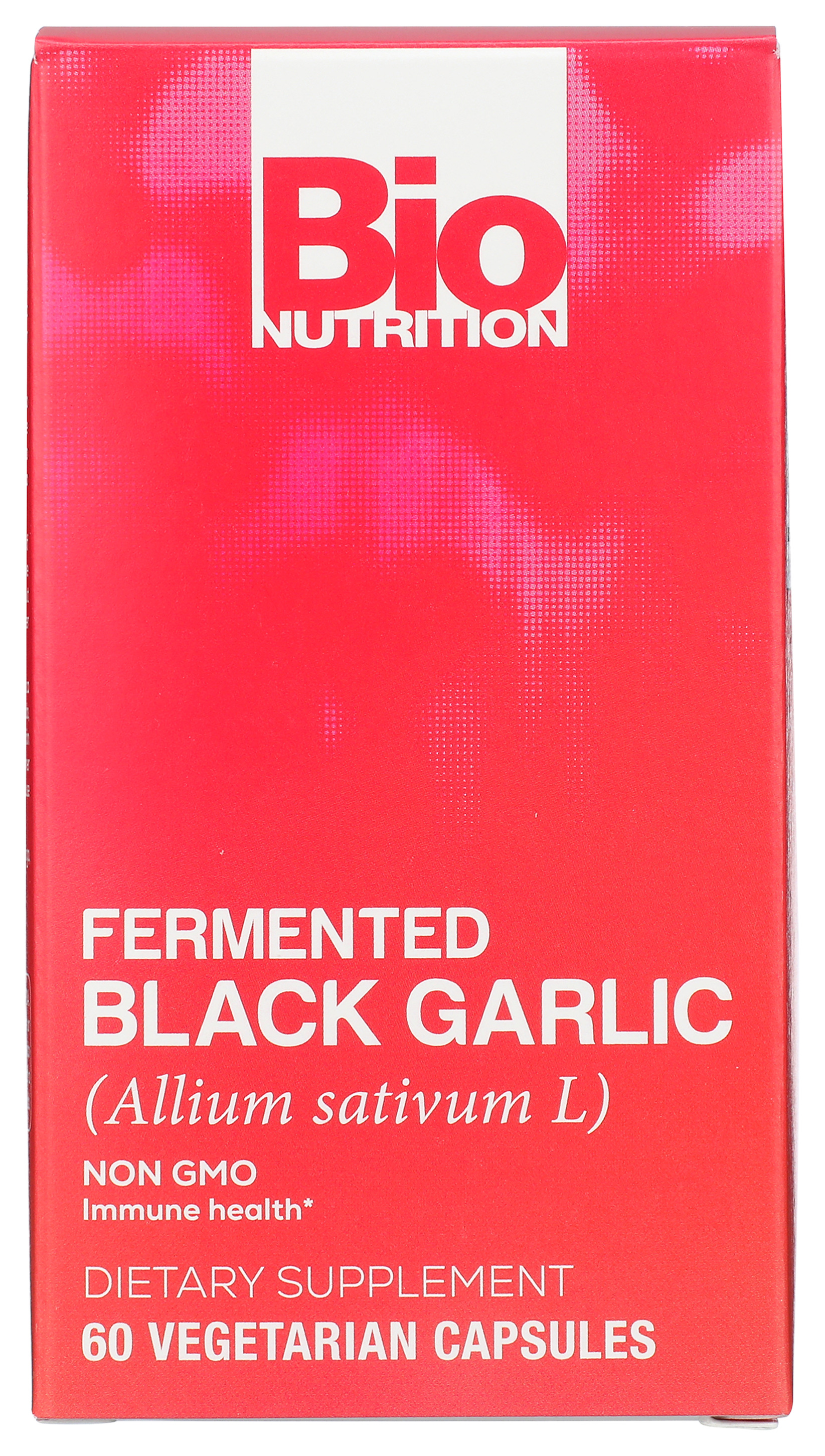 Bio Nutrition Fermented Black Garlic Dietary Supplement 60 Vegetarian