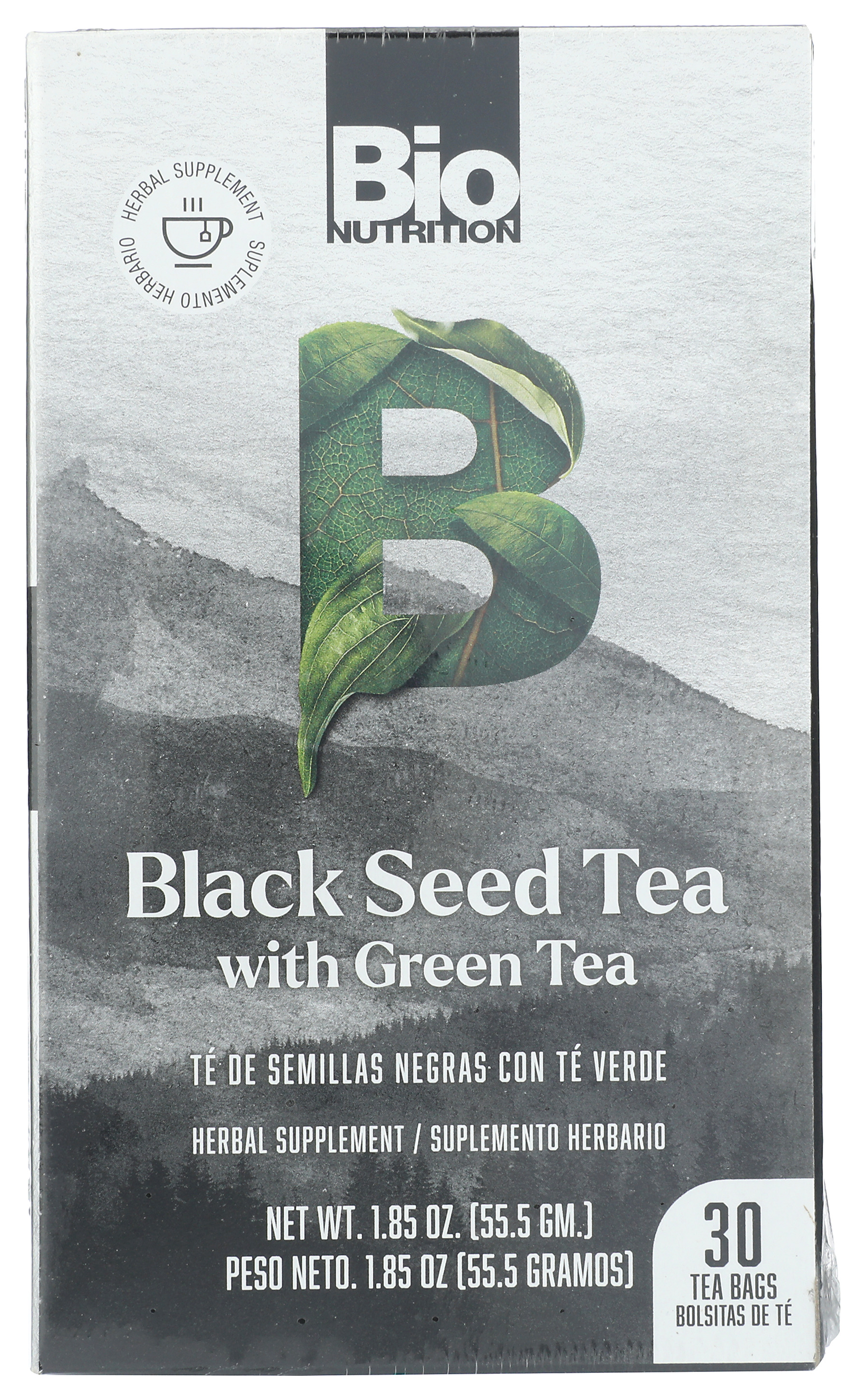 Bio Nutrition 30 Count Black Seed Herbal Tea With Green