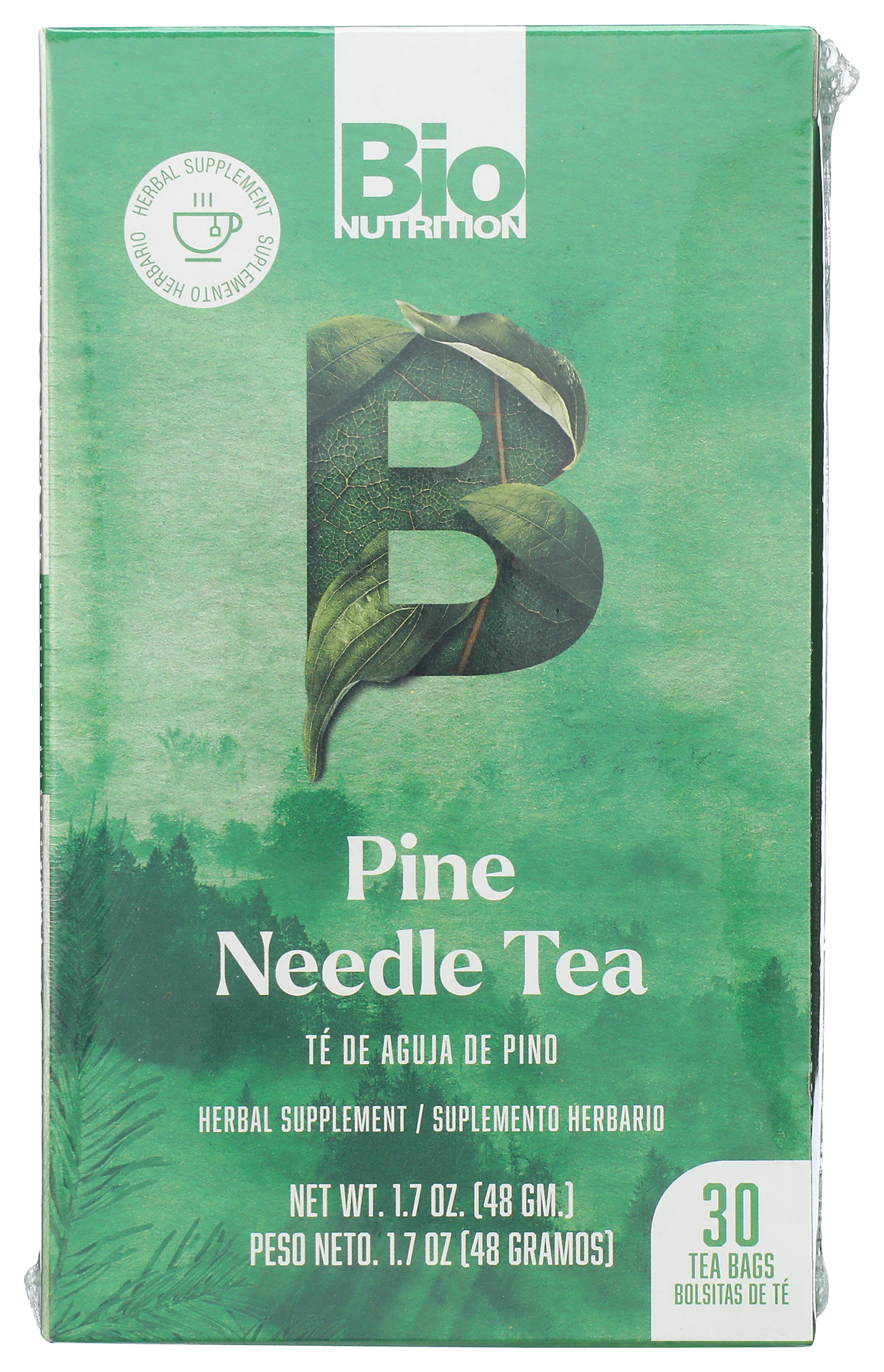Bio Nutrition Herbal Pine Needle Tea 30 Bags 1.7 Oz