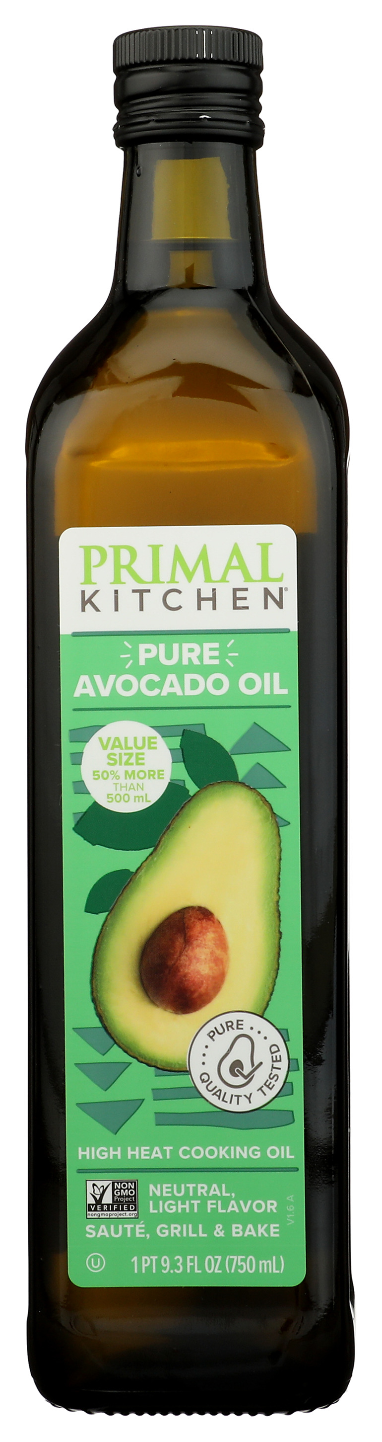 Pure Avocado Cooking Oil By Primal Kitchen 750Ml 25.36 Oz