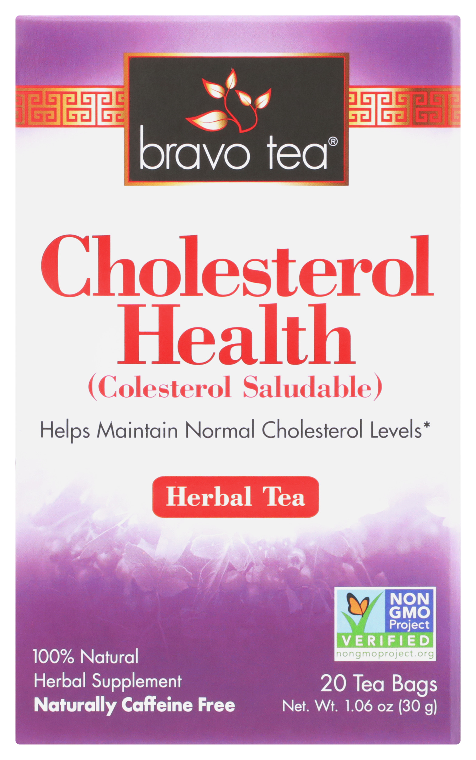 Bravo Tea Cholesterol Health Herbal 20 Bags