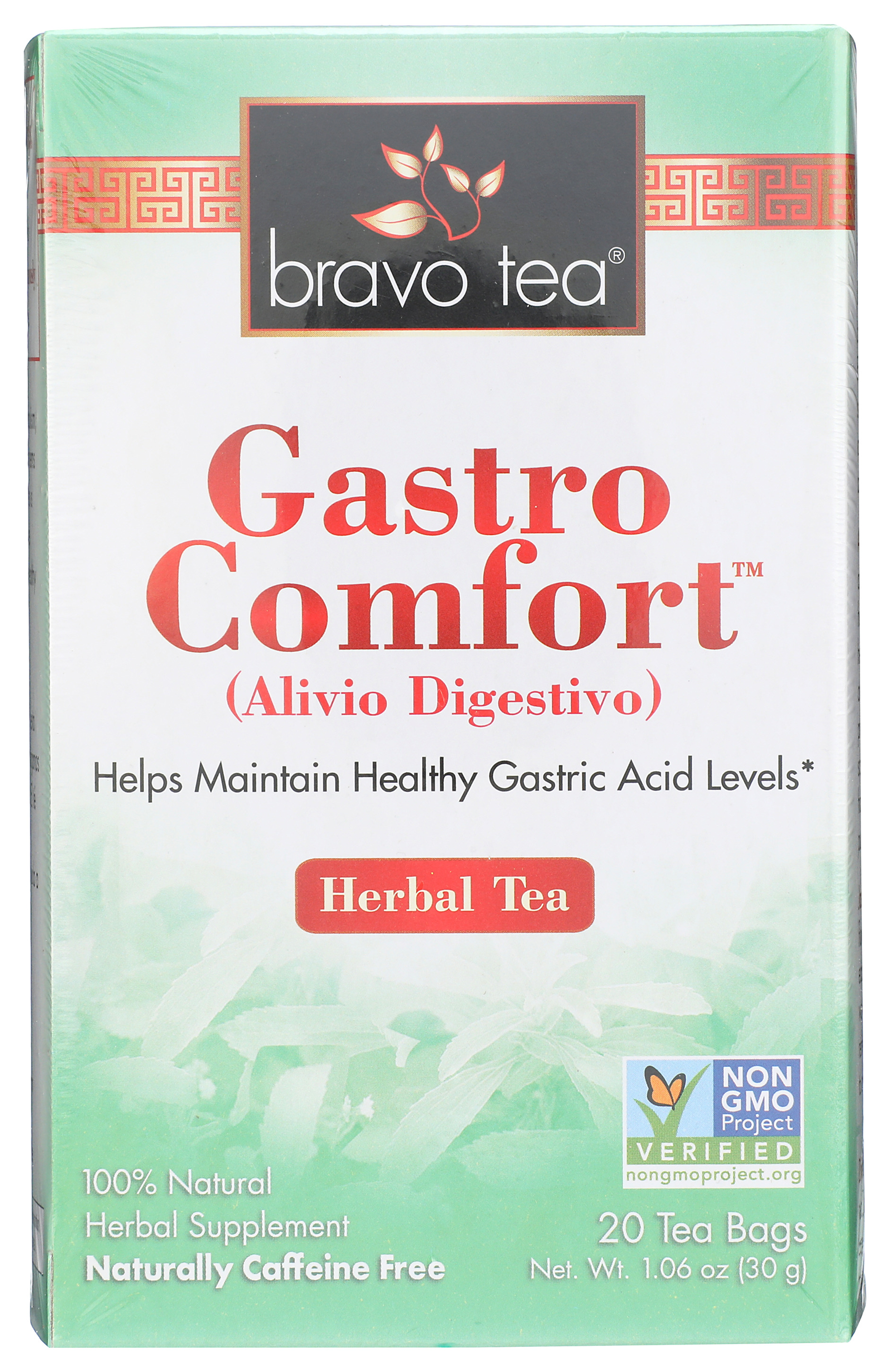 Bravo Tea Gastro Comfort Herbal 20 Bags Digestive Health