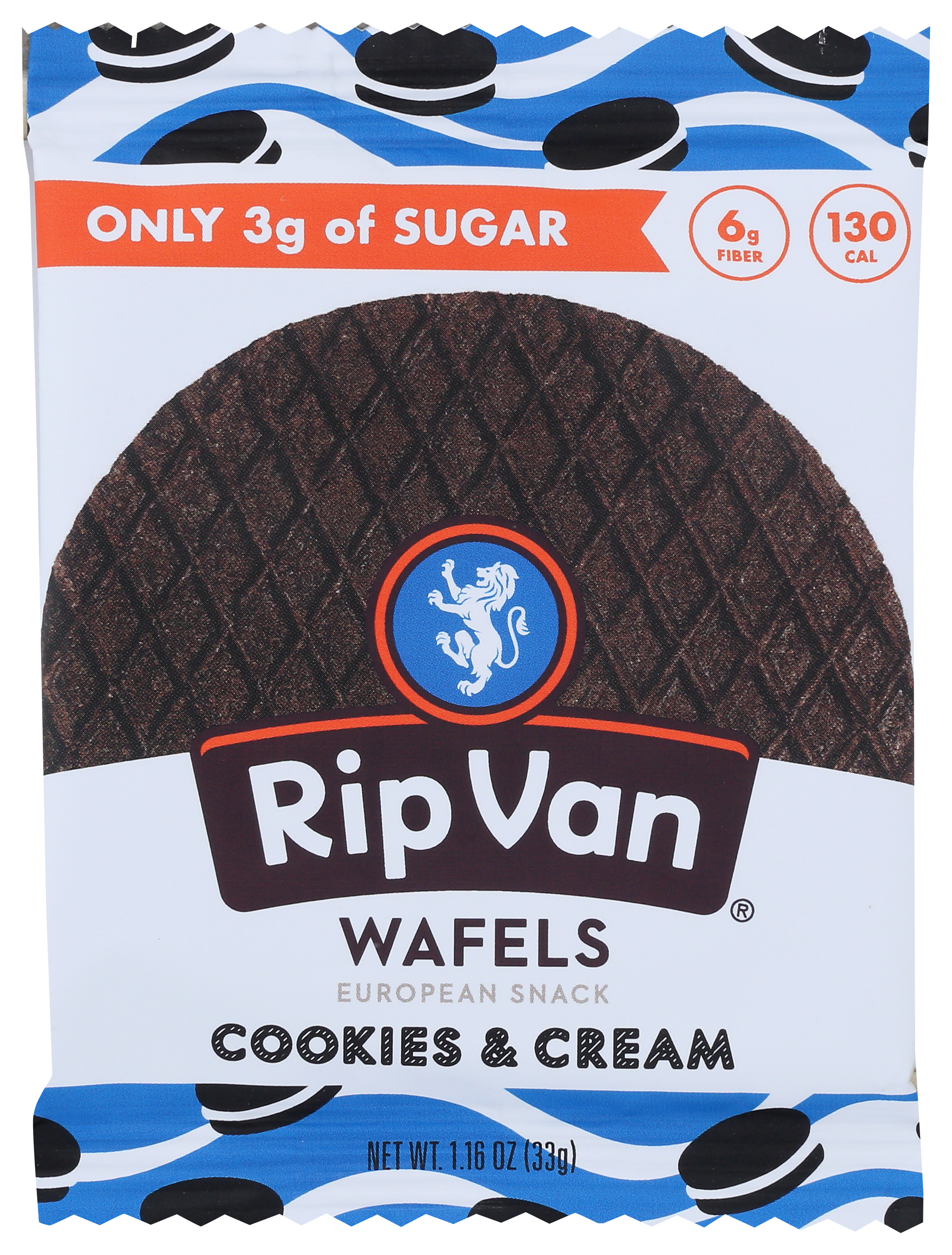 Rip Van Cookies And Cream Wafel Protein Snack 1.16 Oz