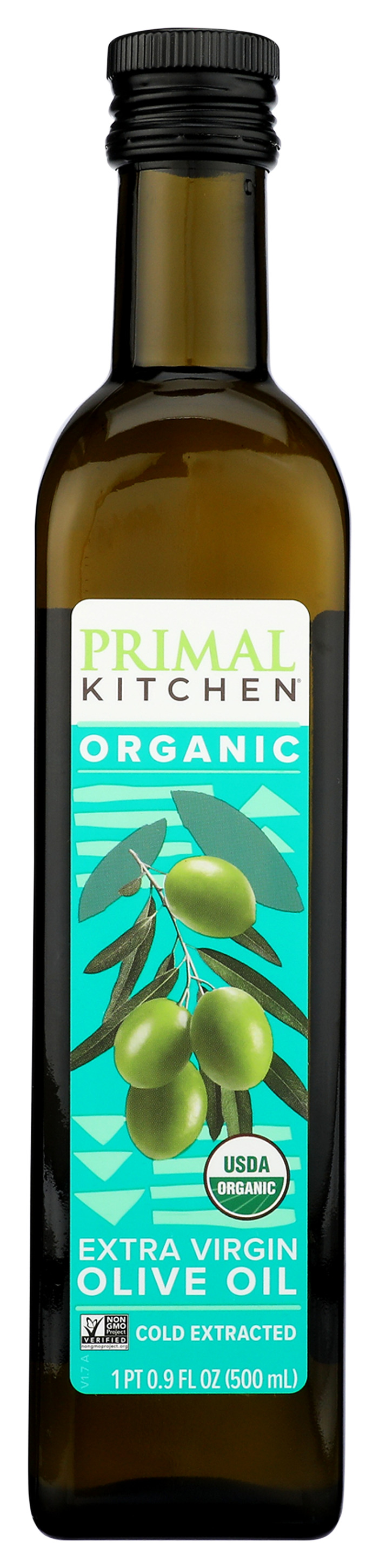 Primal Kitchen Organic Extra Virgin Olive Oil 500 Ml 16.9 Oz