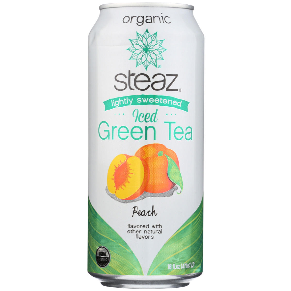 Z Organic Iced Green Tea Lightly Sweetened Peach