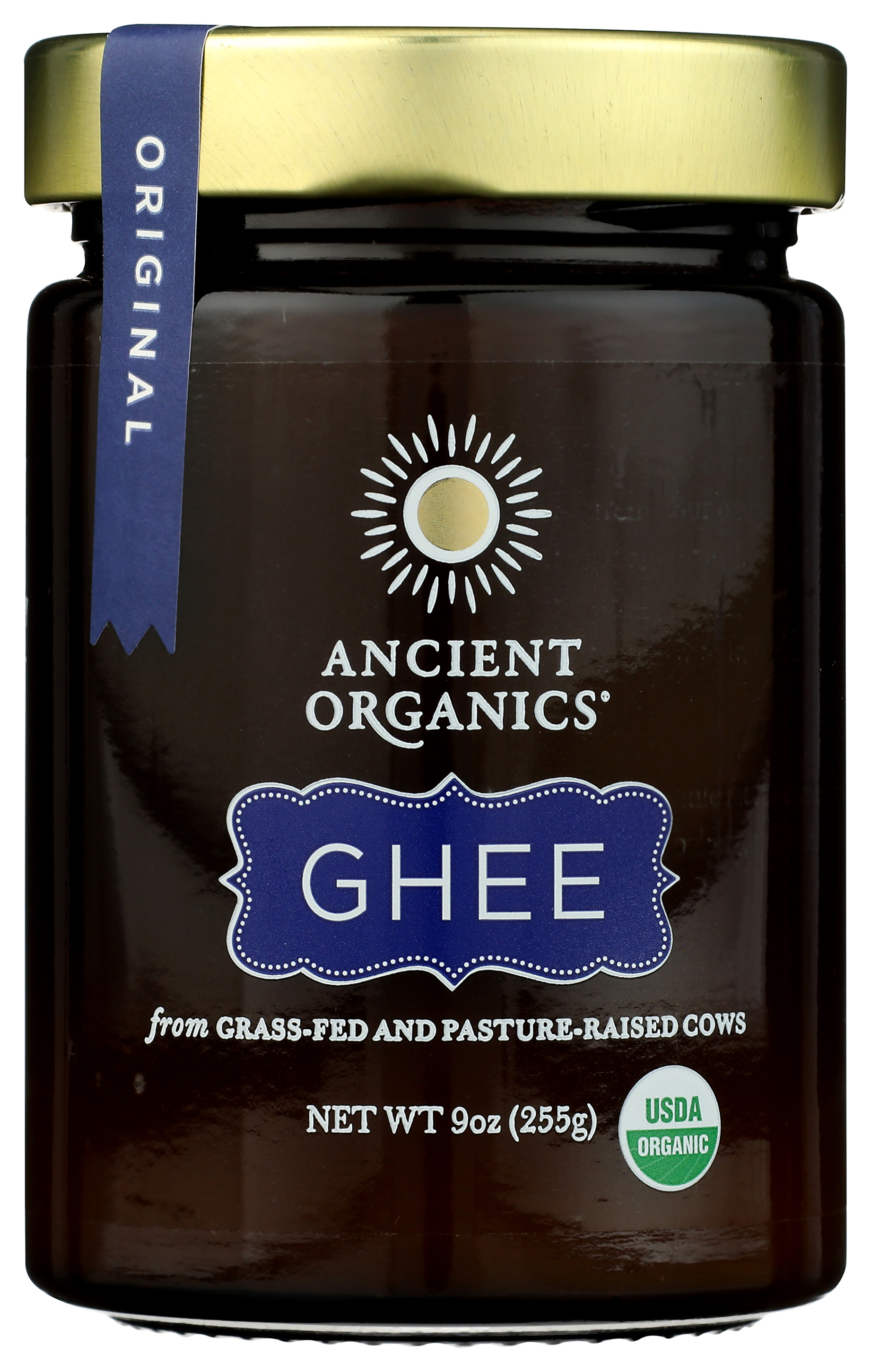 Ancient Organics Grass-Fed Ghee 9Oz Organic Cooking Fat