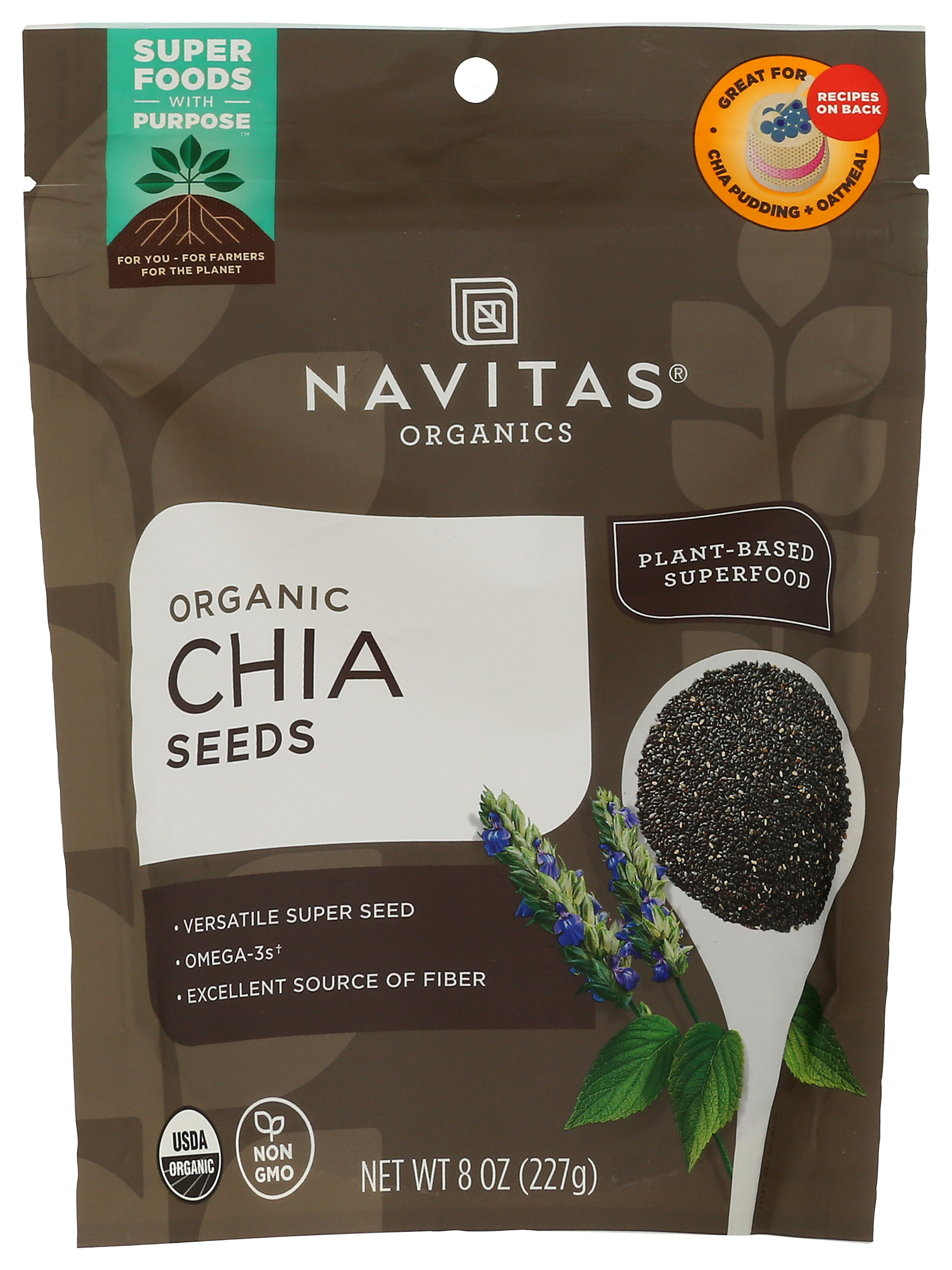 Navitas Organics Organic Chia Seeds 8 Oz
