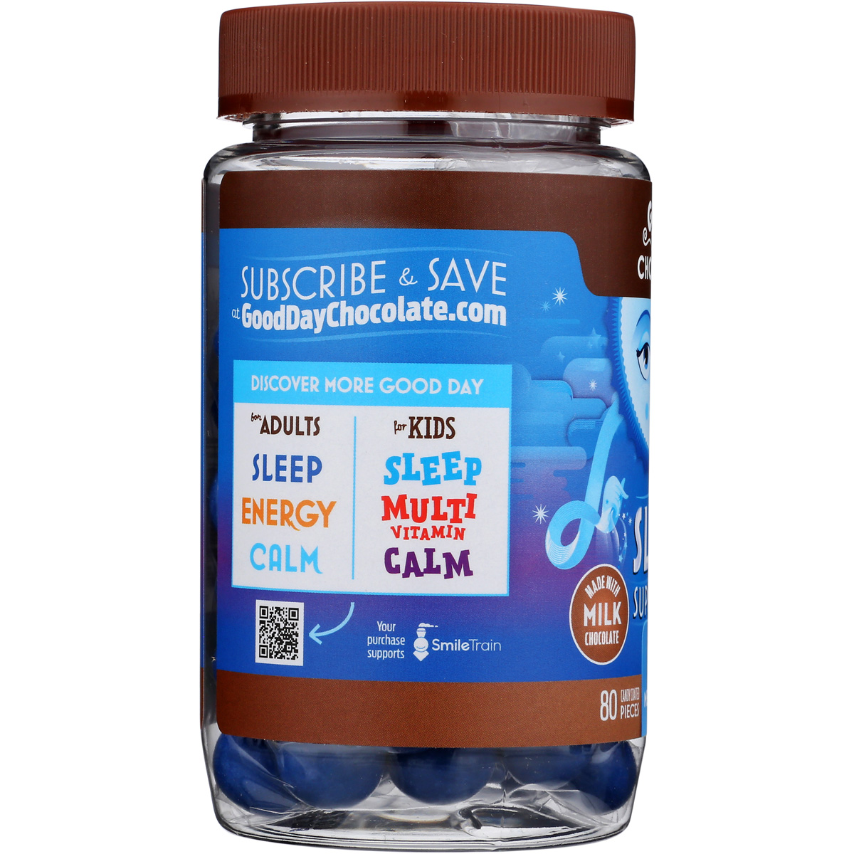 Good Day Chocolate Sleep Supplement Melatonin 80 Pieces