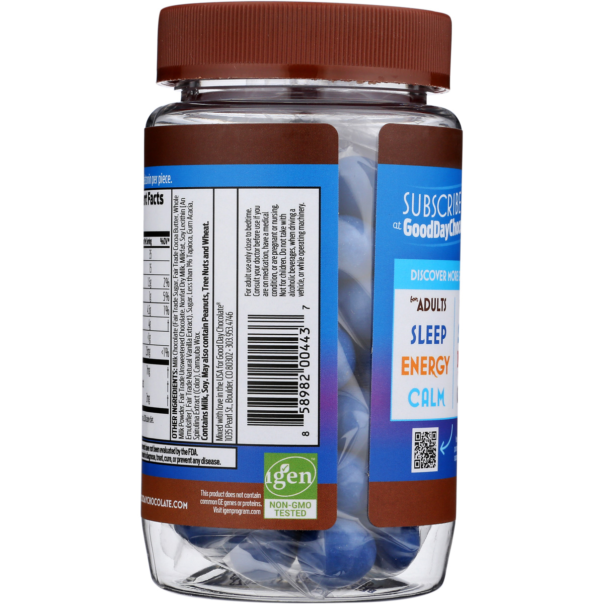 Good Day Chocolate Sleep Supplement Melatonin 80 Pieces