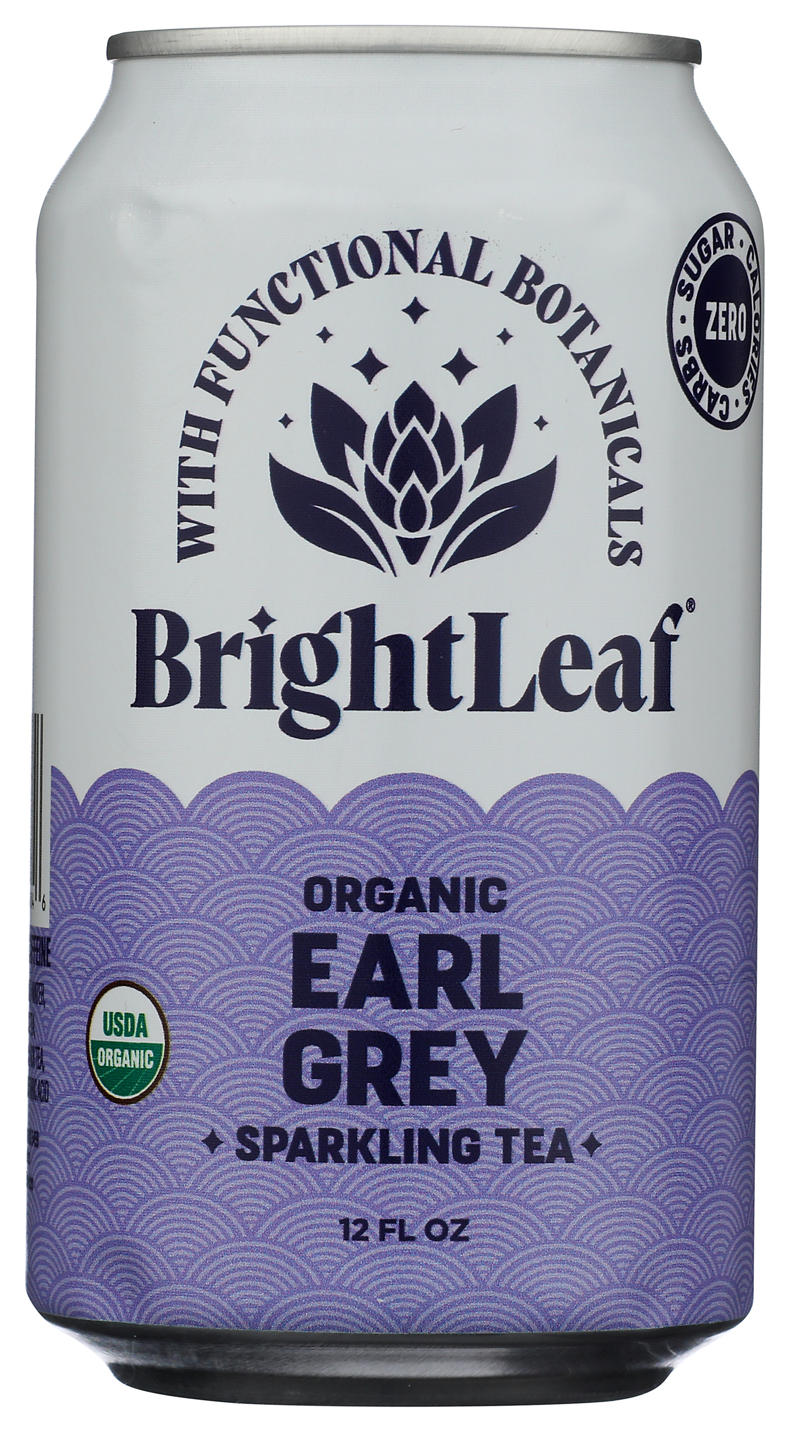 Brightleaf Sparkling Organic Earl Grey Tea Can 12 Fl Oz