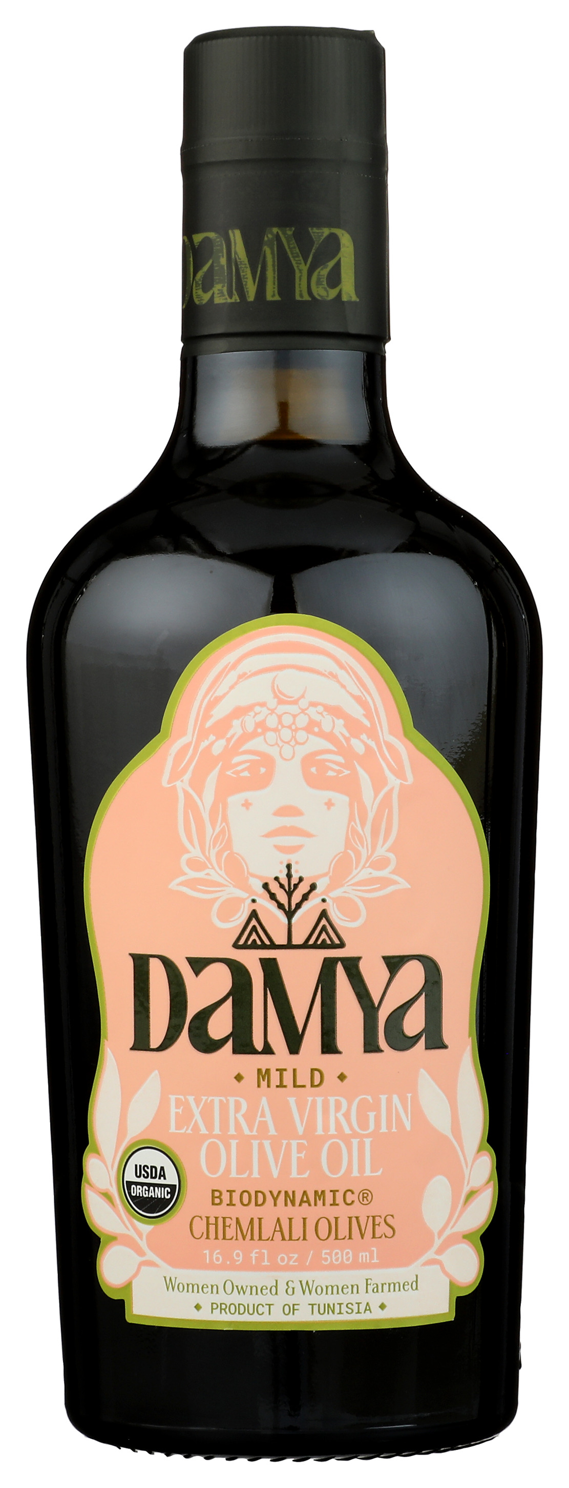 Damya Organic Biodynamic Extra Virgin Olive Oil Mild 16.9 Fl Oz