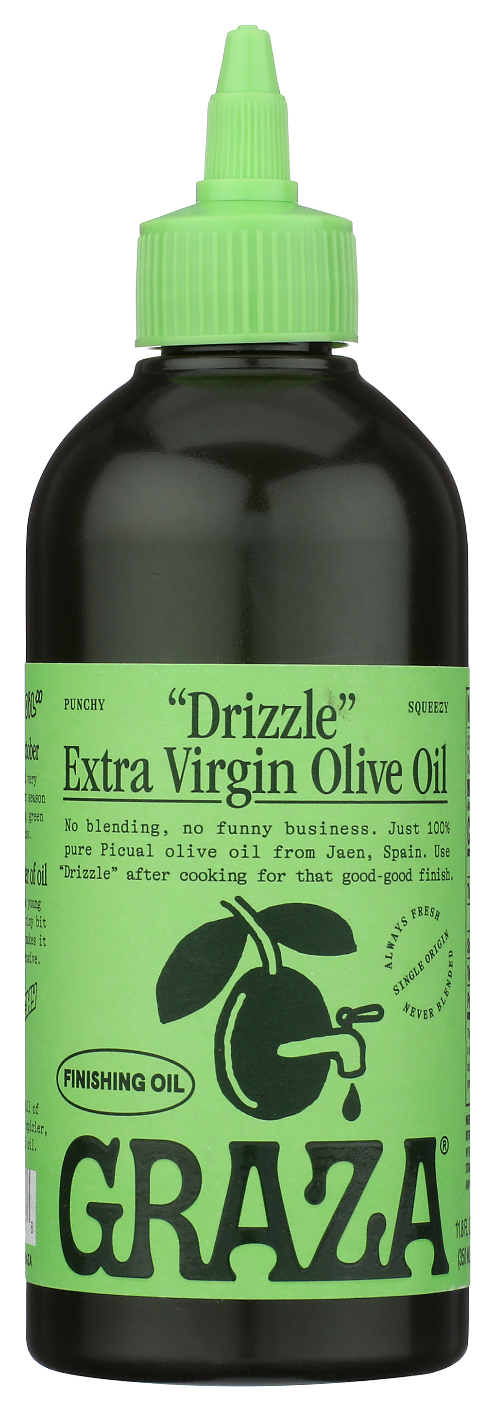 Graza Finishing Oil Drizzle Extra Virgin Olive 11.8 Fl Oz Pasta