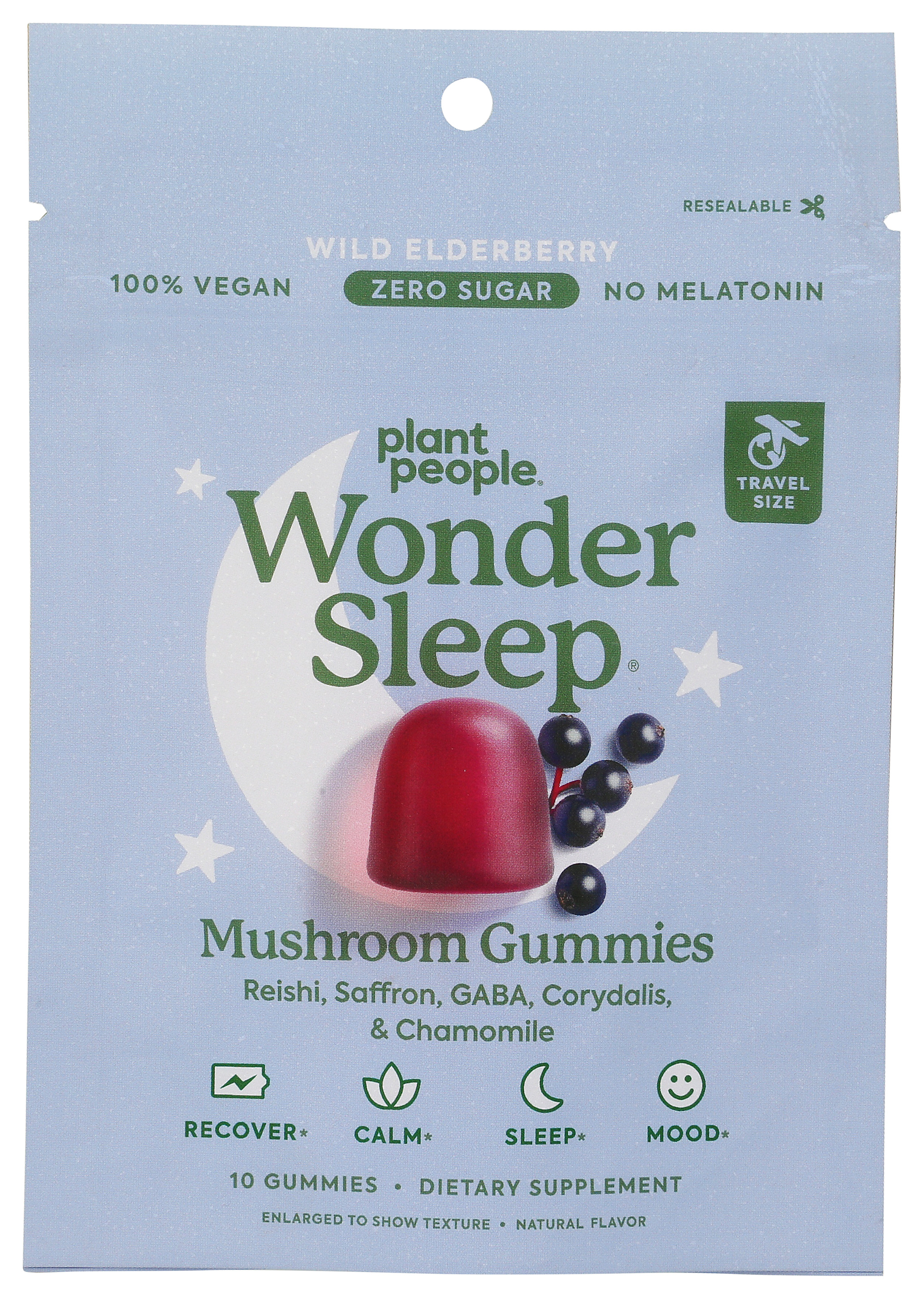 Plant People Wonder Sleep Mushroom Gummies 10 Count