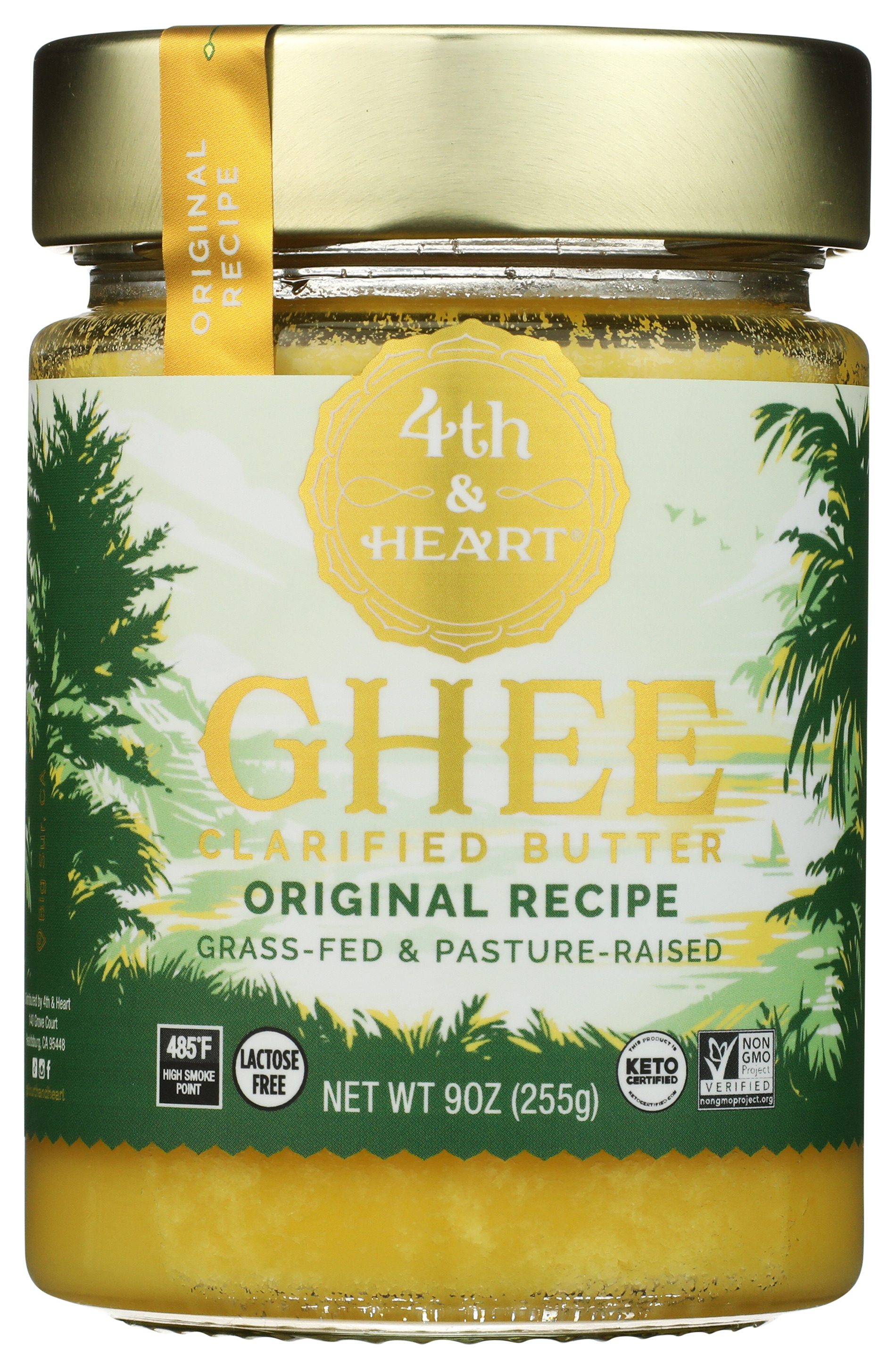 4Th & Heart Ghee Clarified Butter Original Recipe 9 Oz Ounce