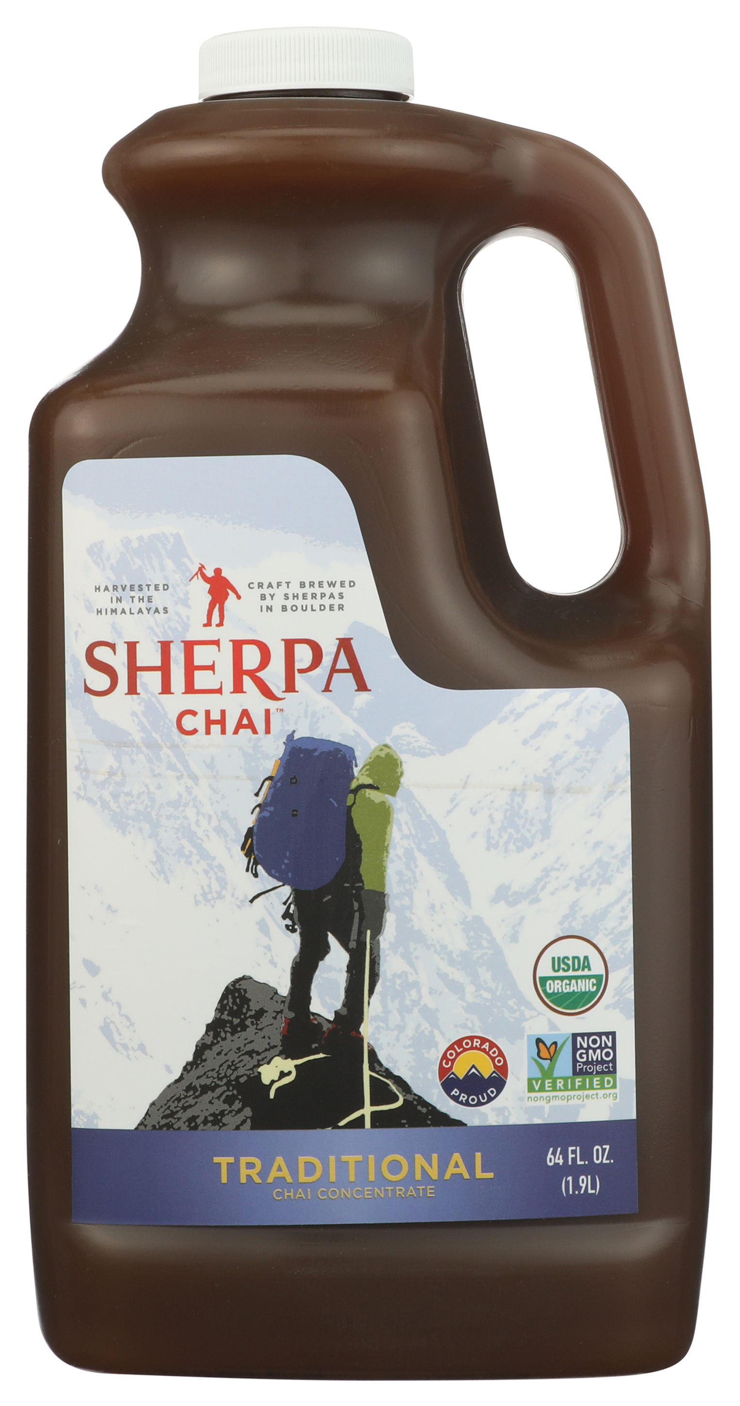 Traditional Sherpa Chai Tea Concentrate Big Bottle 64 Fl Oz