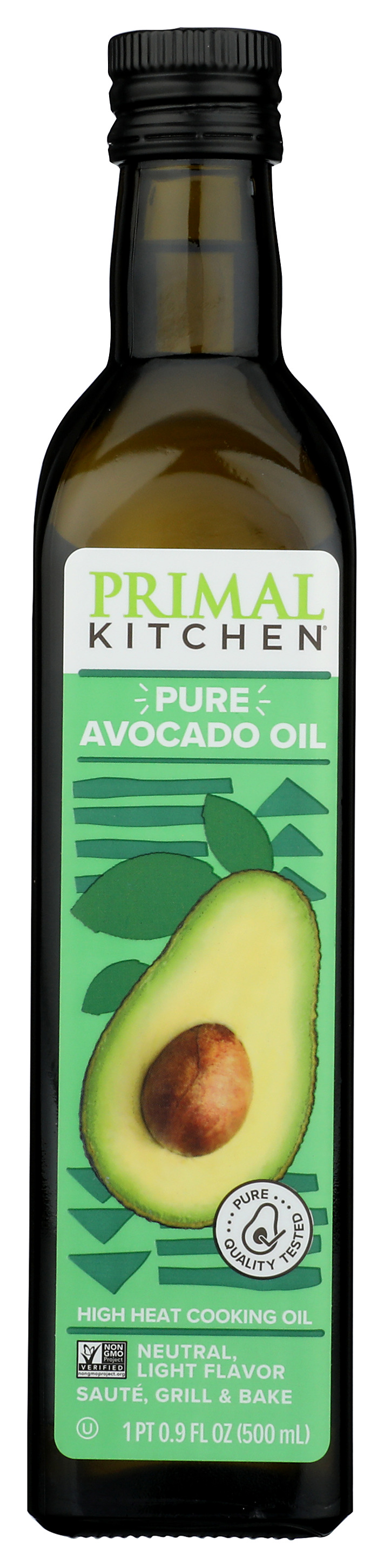 Pure Avocado Cooking Oil By Primal Kitchen 500Ml Bottle 16.9 Oz