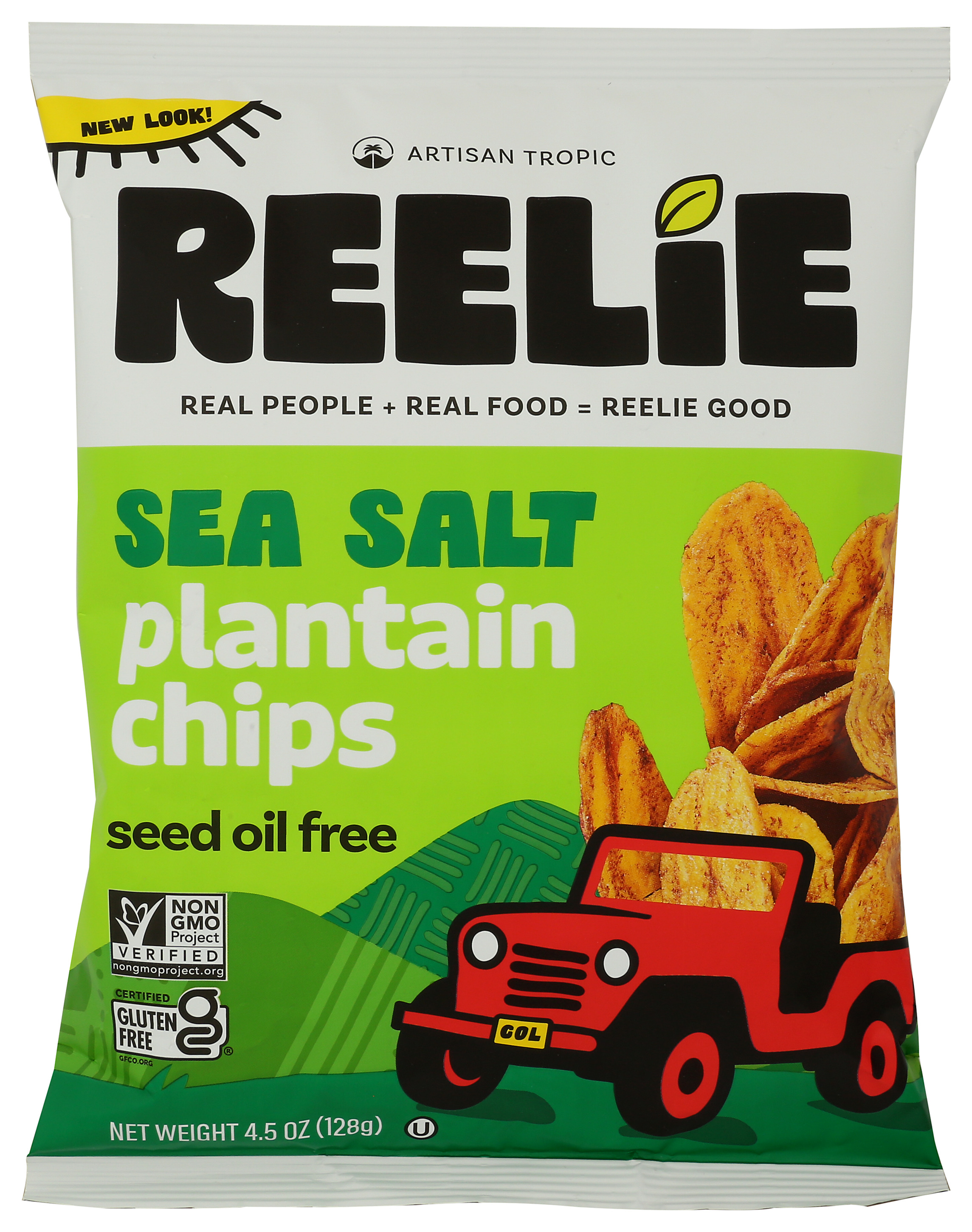 Artisan Tropic Reelie Sea Salt Plantain Chips 4.5 Oz
