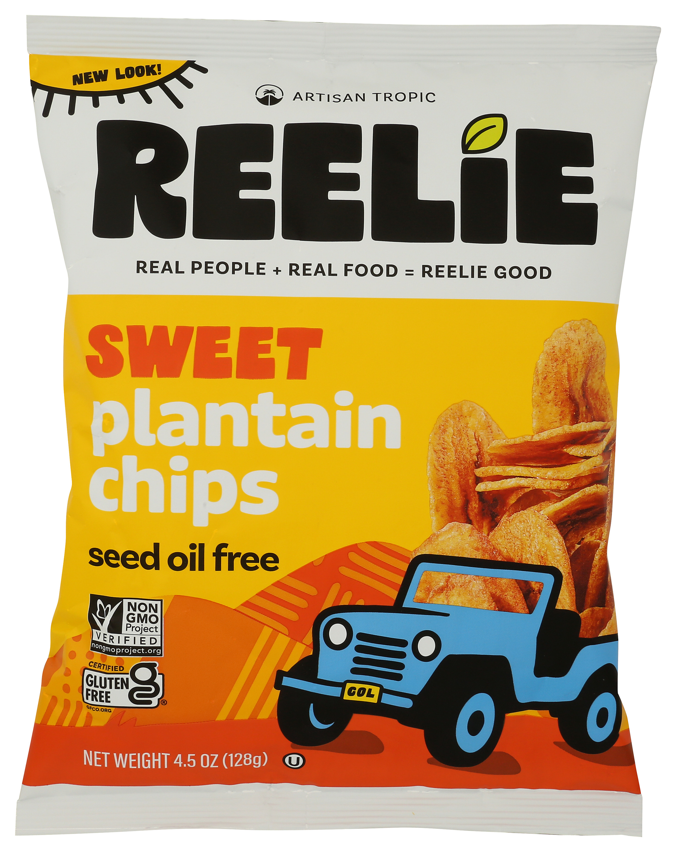Artisan Tropic Reelie Sweet Plantain Chips 4.5 Oz