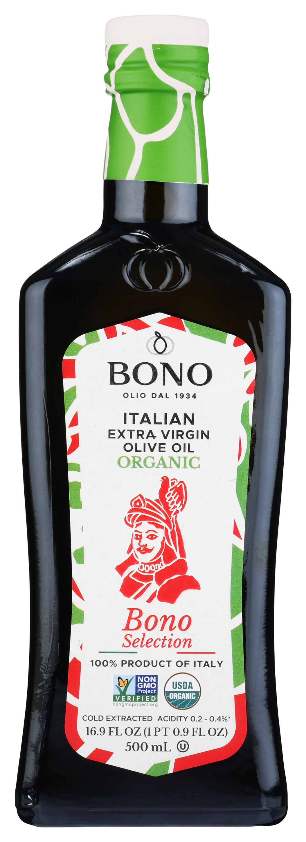 Organic Extra Virgin Olive Oil Bono 16.9 Fl Oz