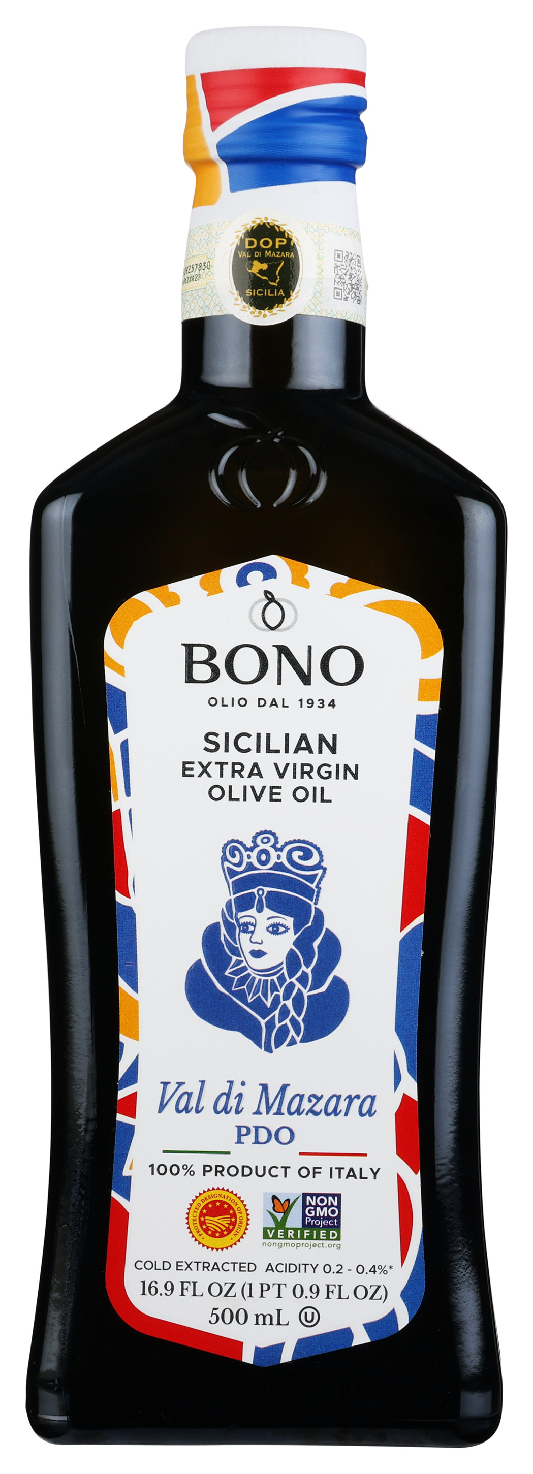 Bono 16.9 Fl Oz Sicilian Extra Virgin Olive Oil Bottle