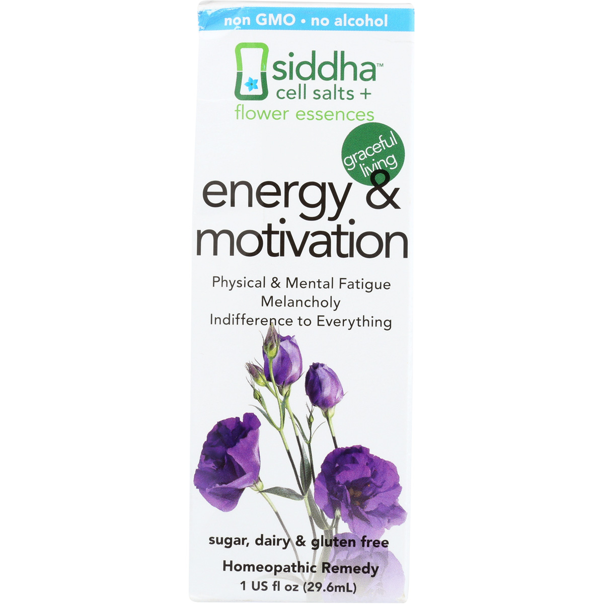 Siddha Energy & Motivation Homeopathic Remedy 1 Oz