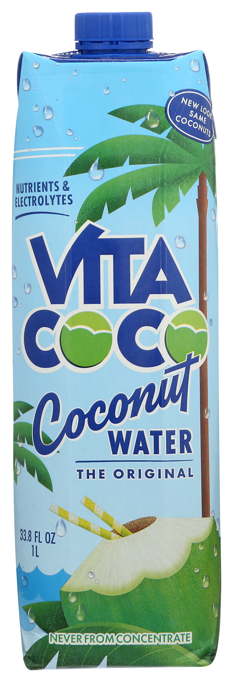 Vita Coco Coconut Water - Pure - Case of 12 - 1 Liter