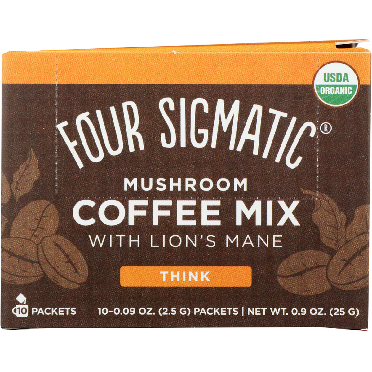 Four Sigmatic Mushroom Coffee Mix With Lion’S Mane 10 Ct Organic