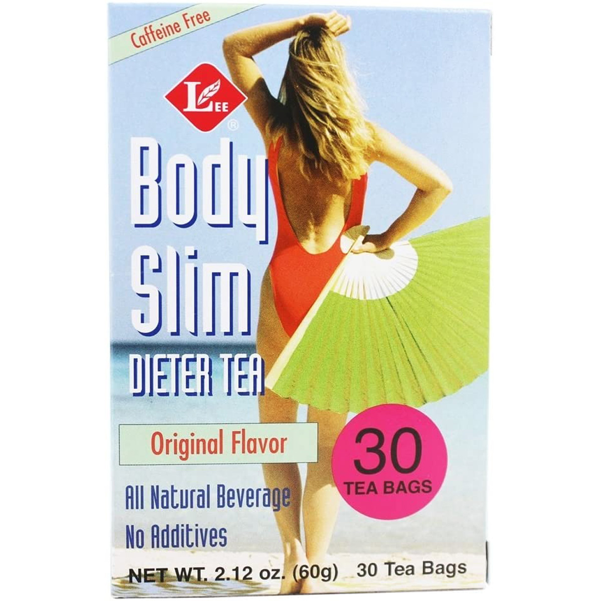 Lee Body Slim Dieter Tea Original Flavor 30 Bags Diet Caffeine Free