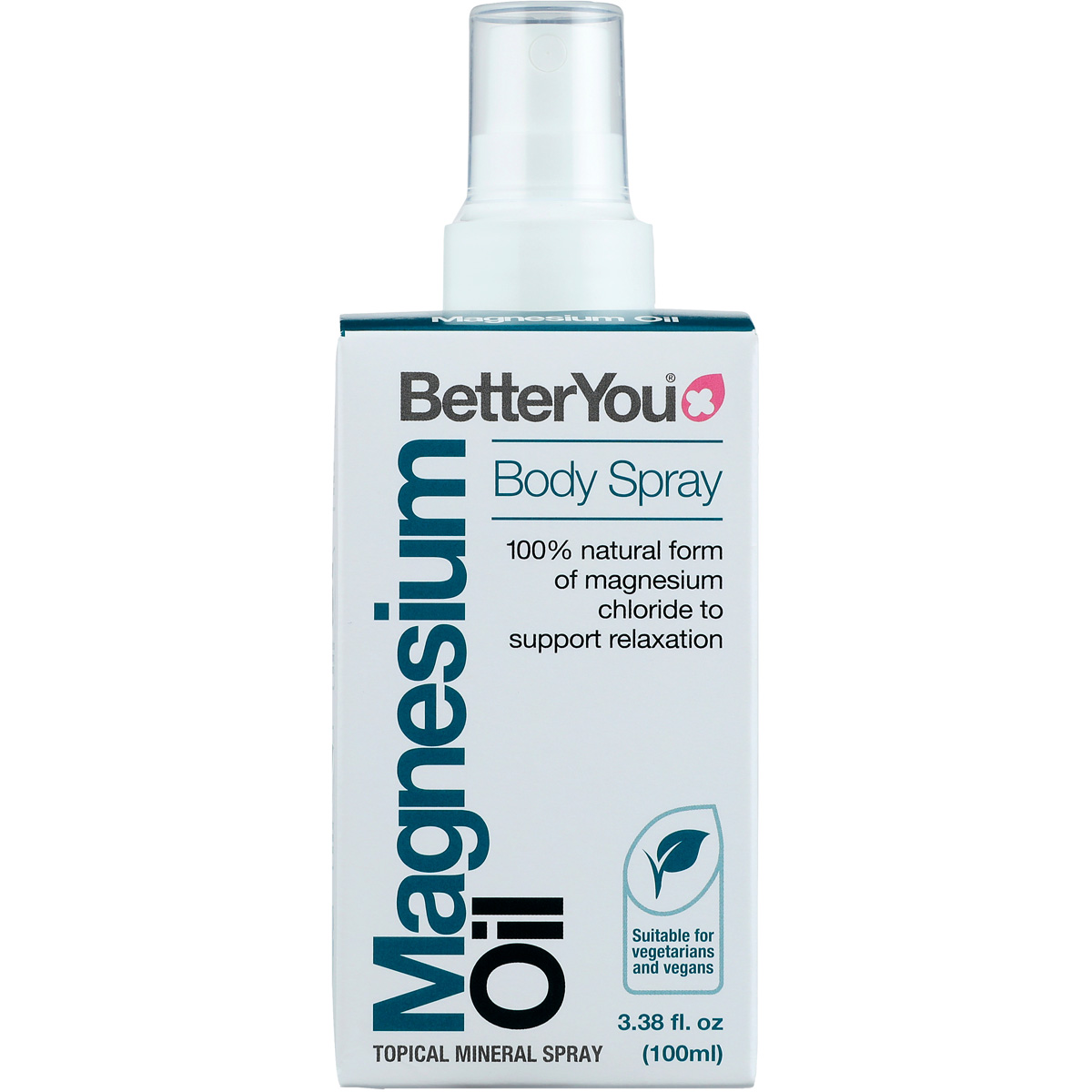 Betteryou Magnesium Oil Body Spray Topical Mineral