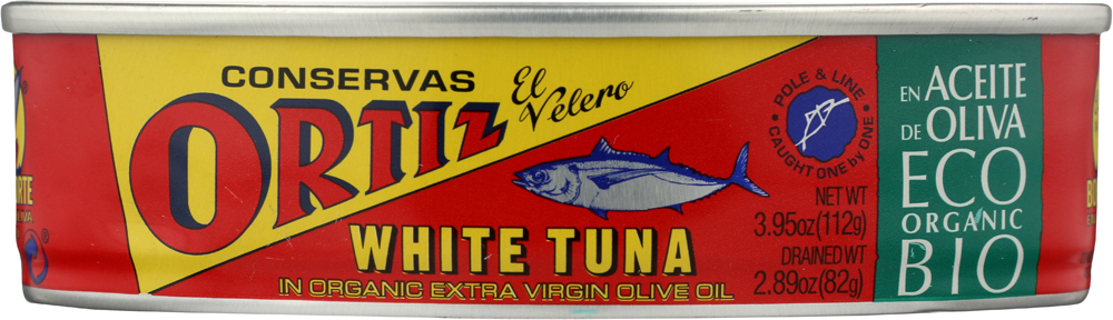 Ortiz Tuna White In Organic Olive Oil