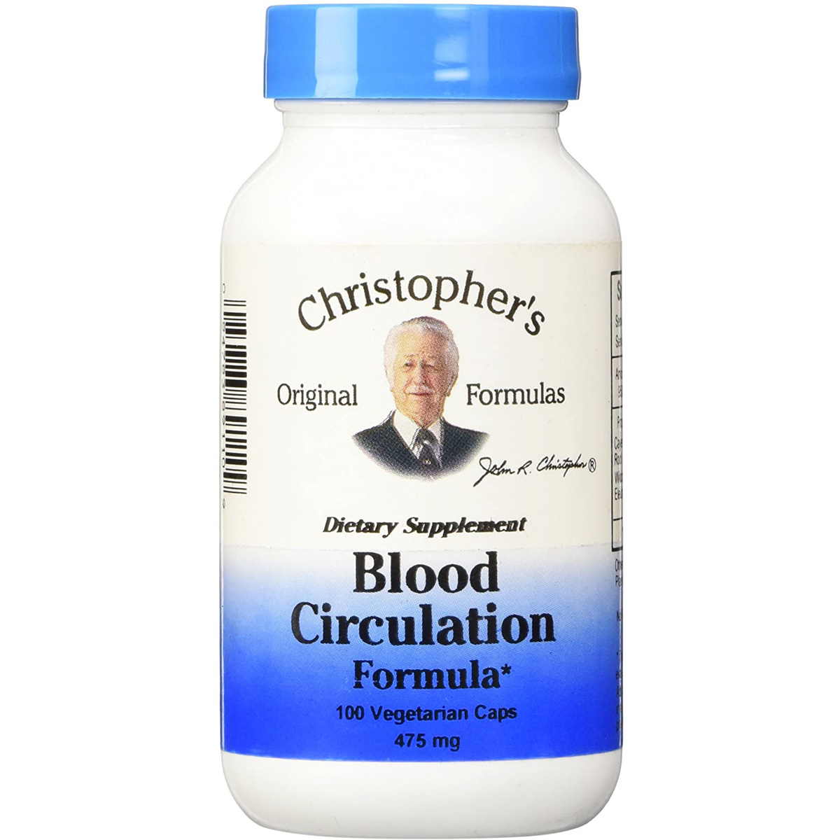 Christopher’S Blood Circulation Formula 100 Vegetarian Capsules Powder