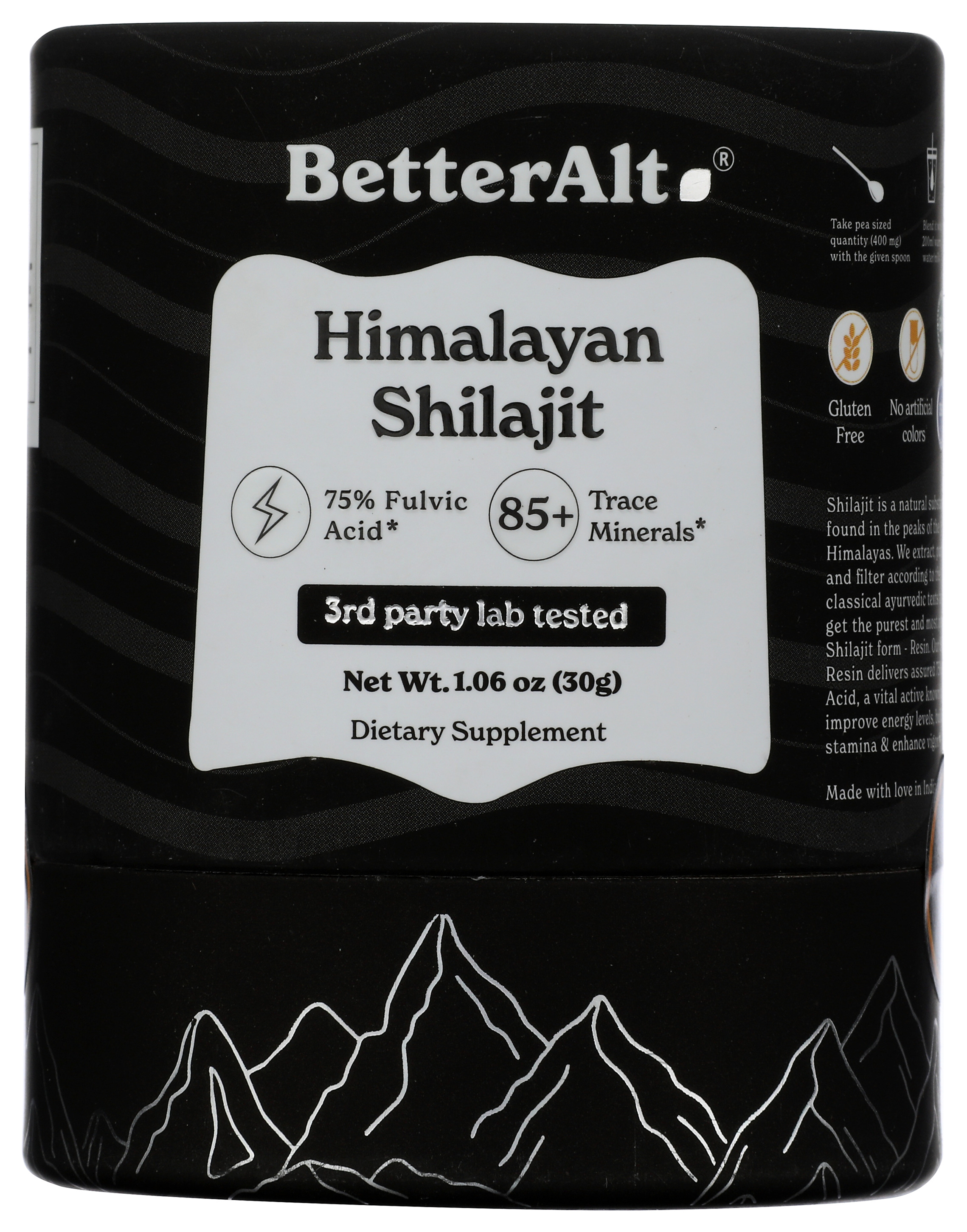 Himalayan Shilajit Resin By Betteralt 30 Grams