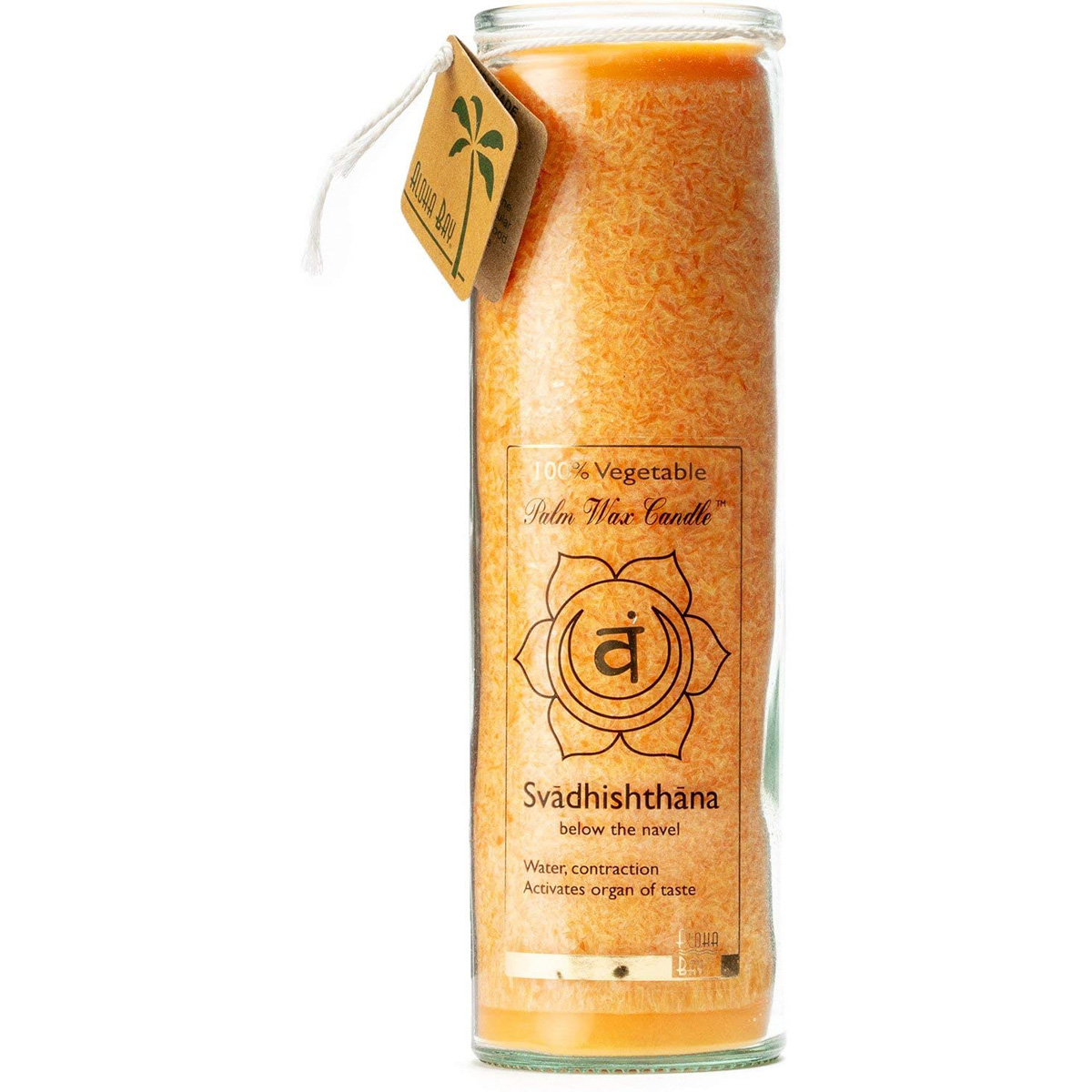 Aloha Bay Svadhishthana Chakra Jar Palm Wax Candle 17 Oz