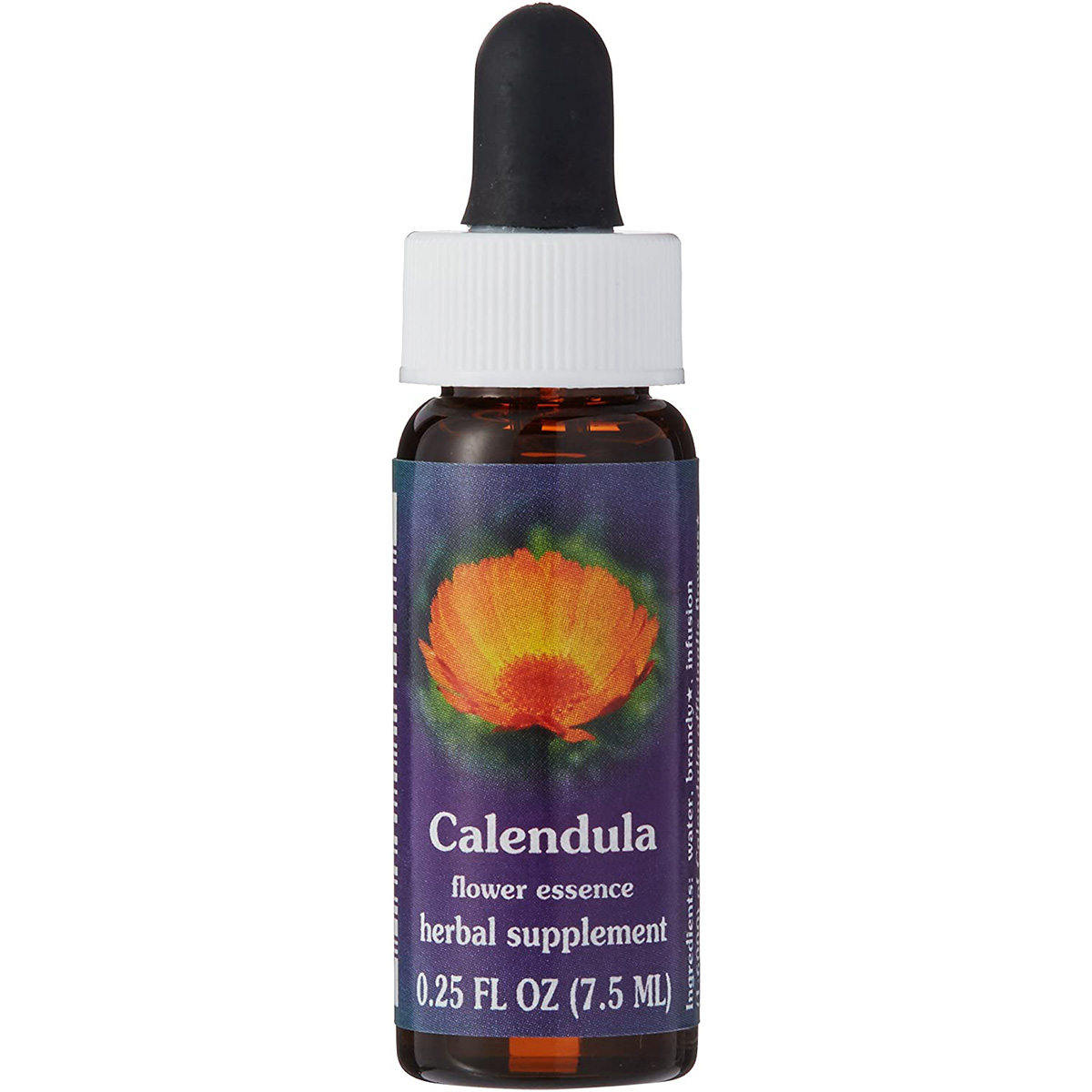 Flower Essence Services Calendula Herbal Supplement Dropper 0.25 Oz 5 Ml