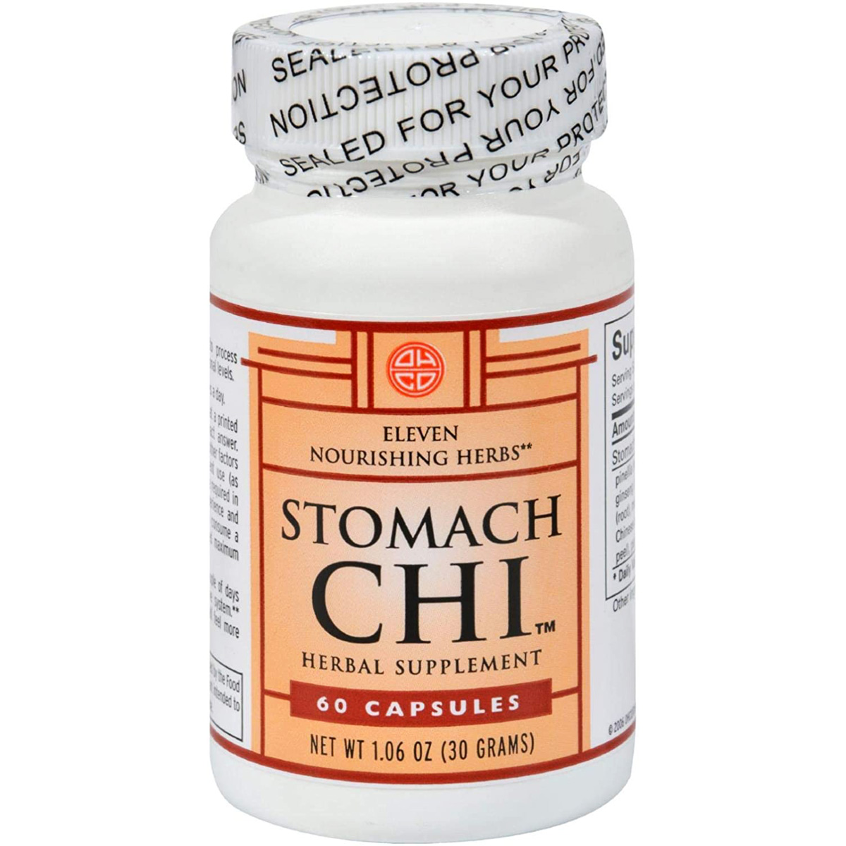 Ohco Oriental Stomach Chi Herbal Supplement 60 Capsules 1.06 Oz 30 8