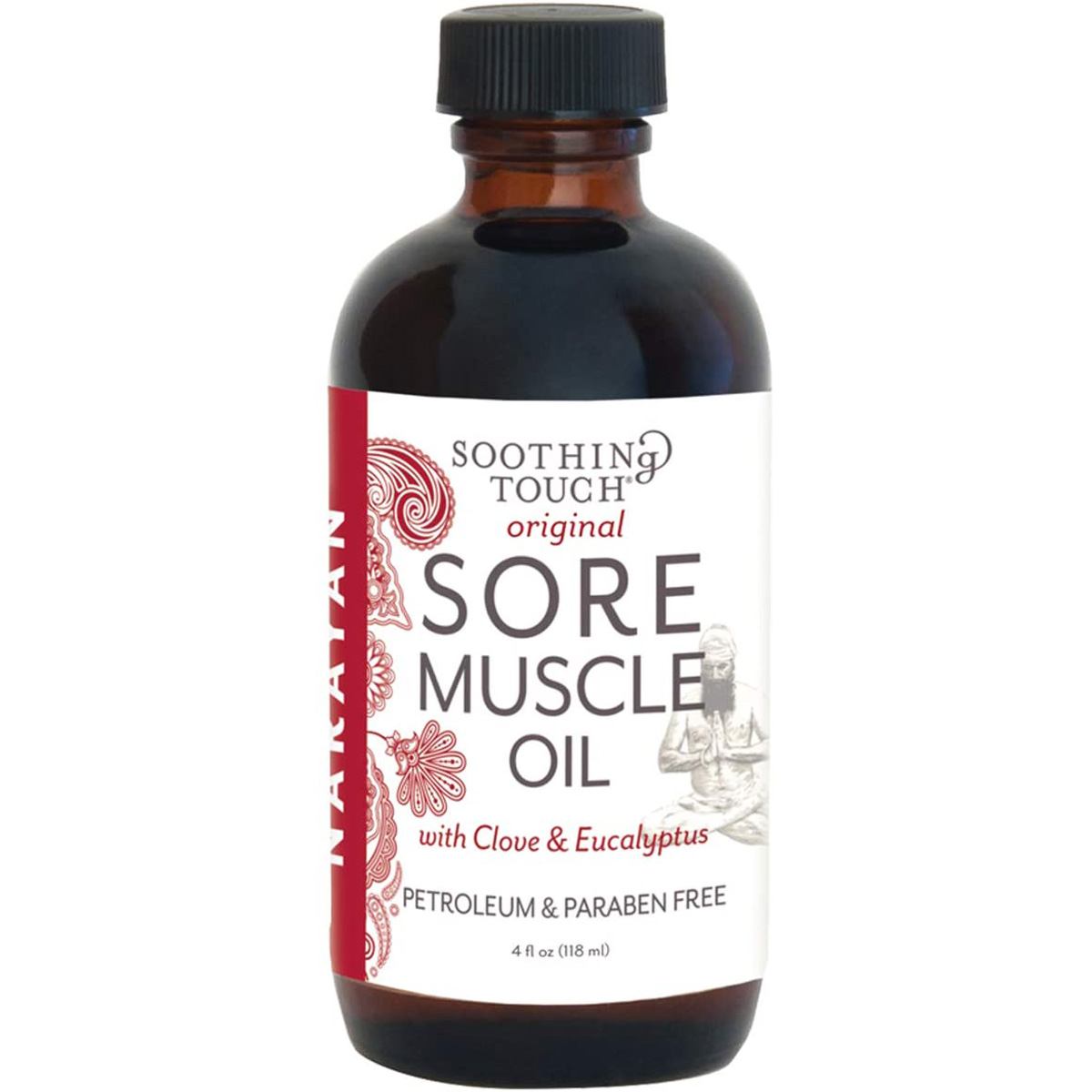 Soothing Touch Sore Muscle Oil With Clove And Eucalyptus 4 Oz