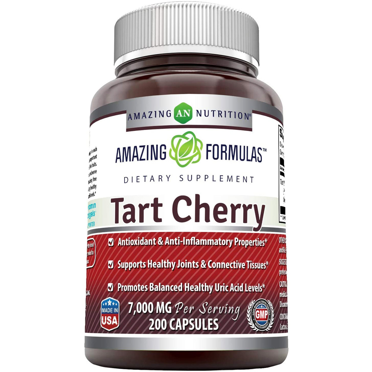 Amazing Nutrition Formulas Tart Cherry 7000 Mg Dietary Supplement 200 7 G