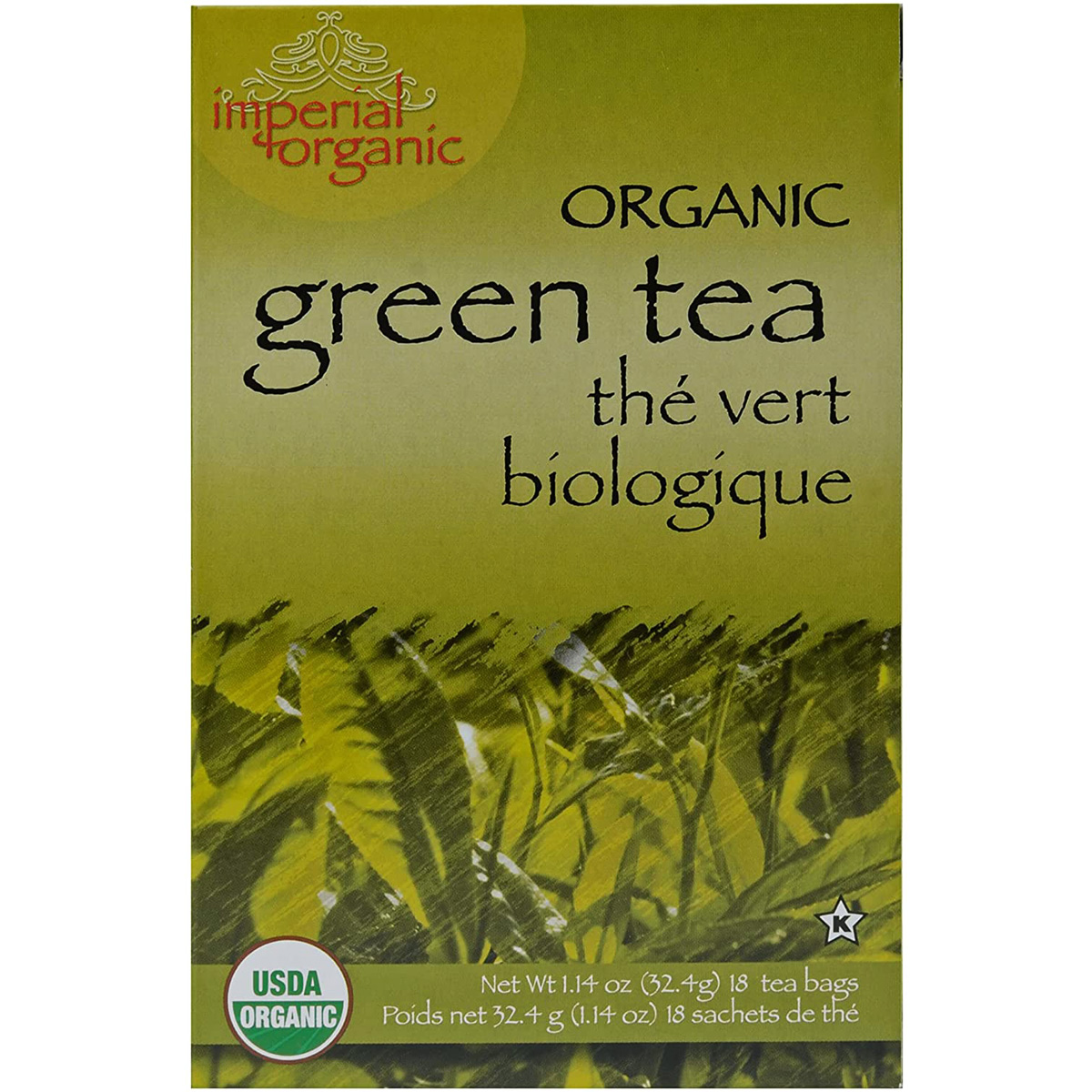 Uncle Lee’S Tea Organic Green 18 Bags Usda Certified