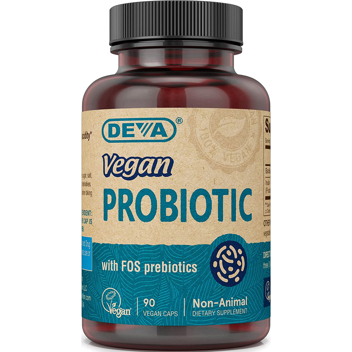 Deva Vegan Probiotic 90 Capsules Dietary Supplement