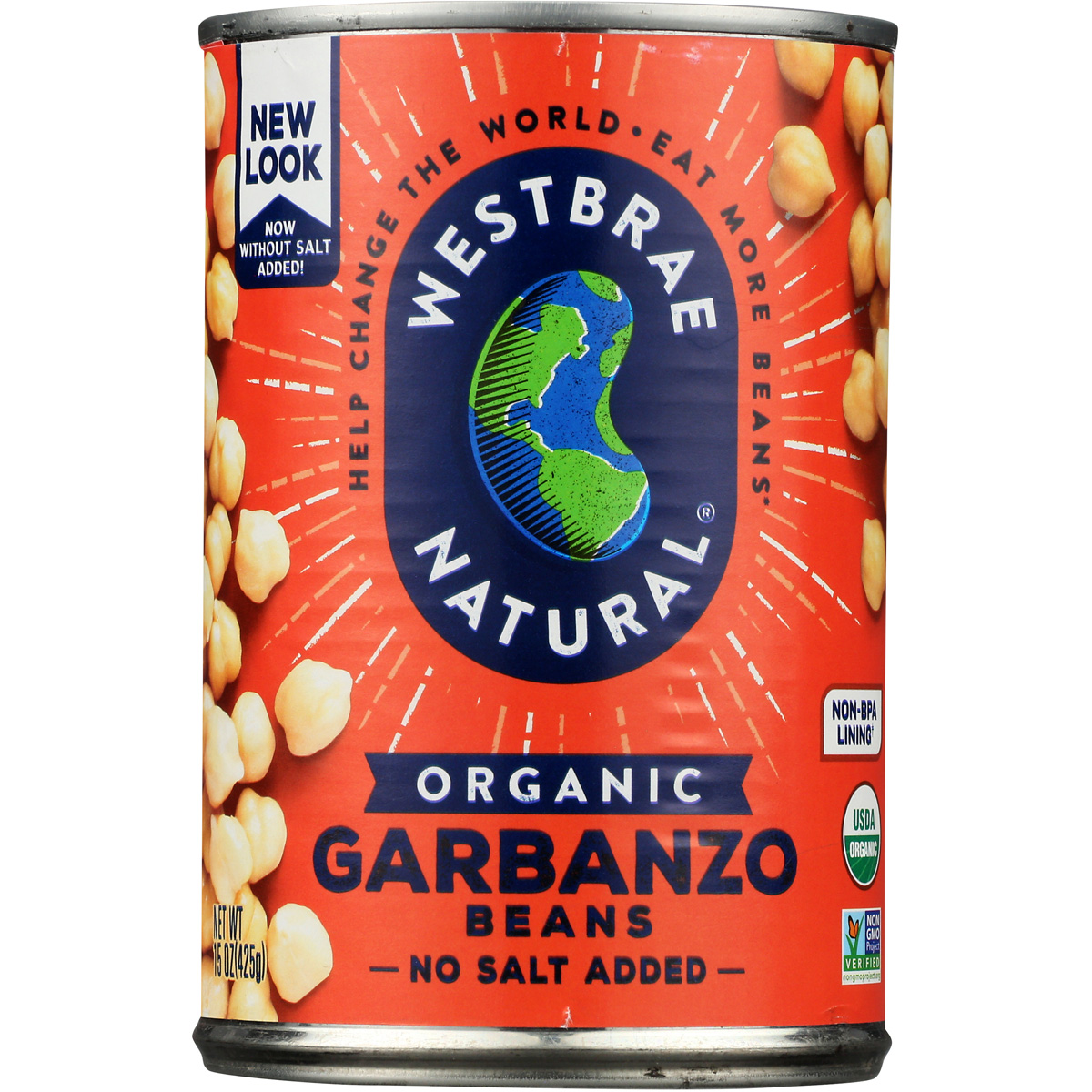 Westbrae natürliche organische Garbanzo Bohnen 15 Oz. - Bild 2 von 2