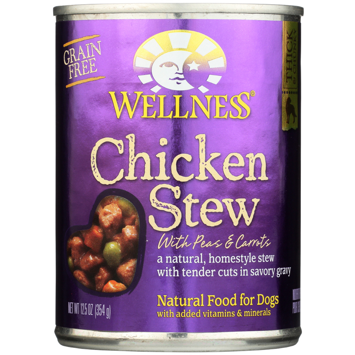 Wellness Dog Stew Chicken With Peas & Carrots 12.5 Oz - Picture 2 of 2