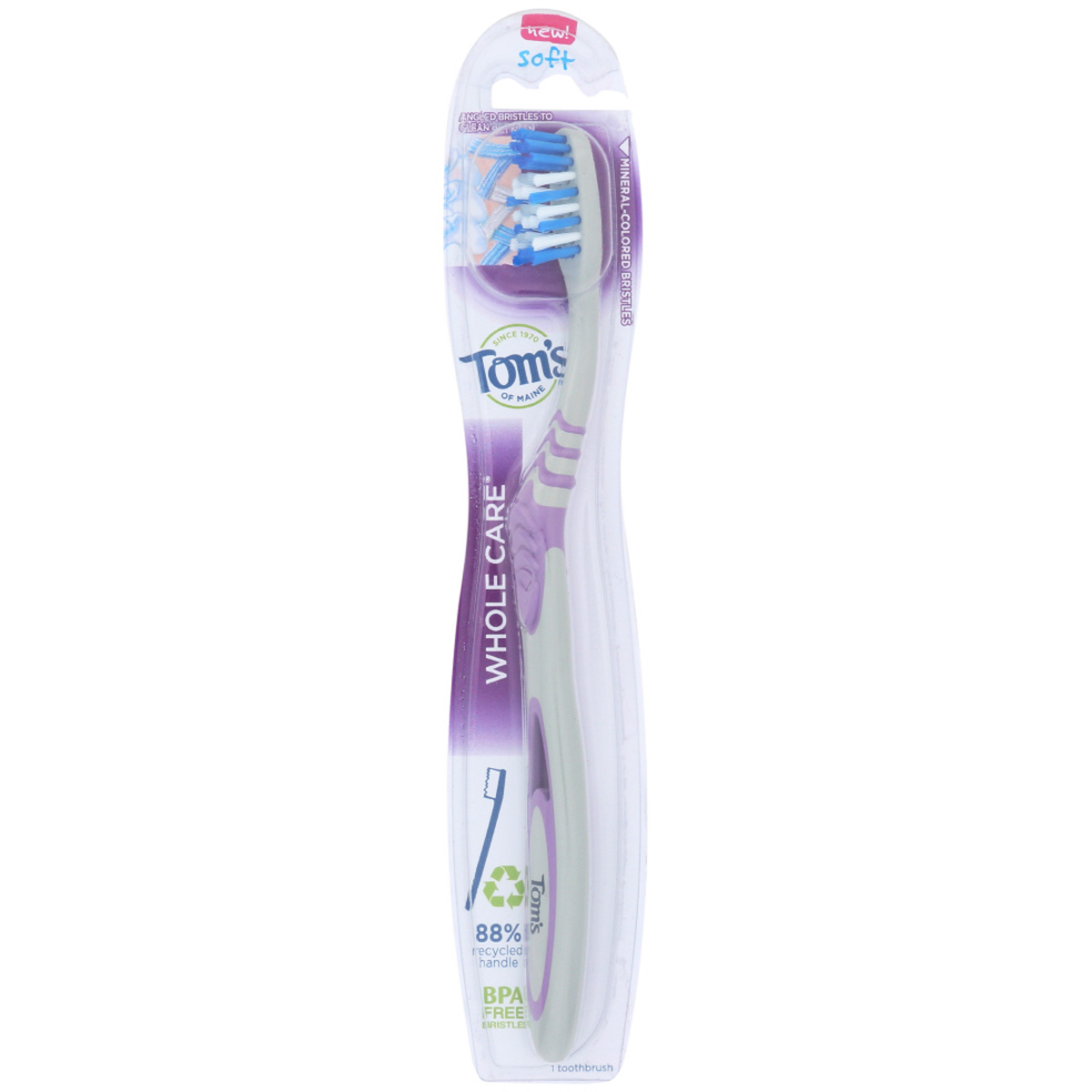 Tom'S Of Maine Whole Care Toothbrush Soft 1 Pc