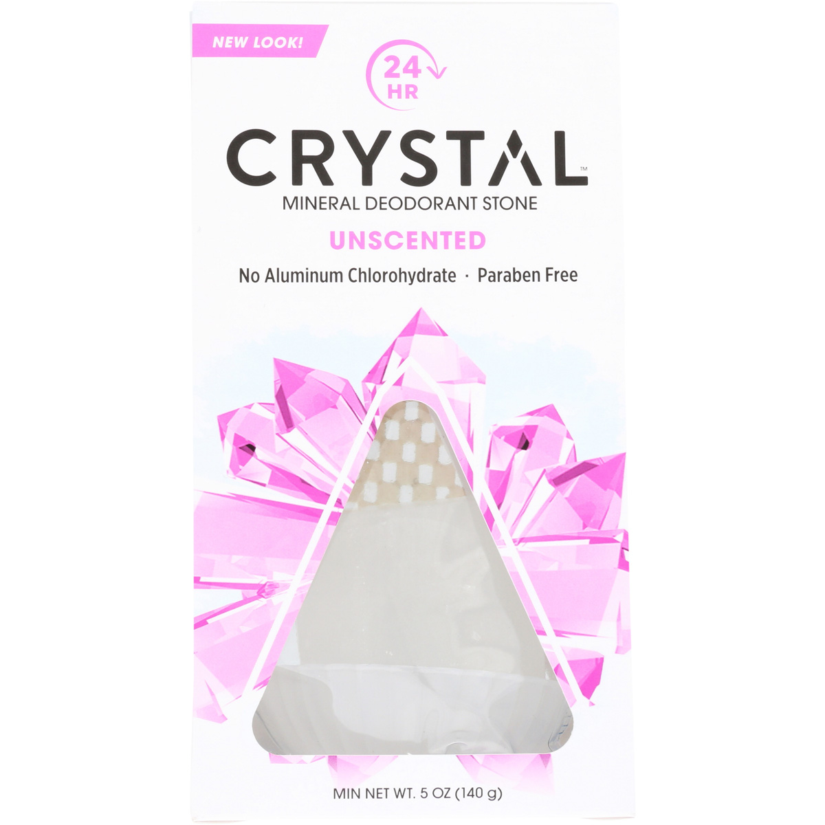 Crystal Mineral Deodorant Stone Unscented 4 Oz - Picture 2 of 2